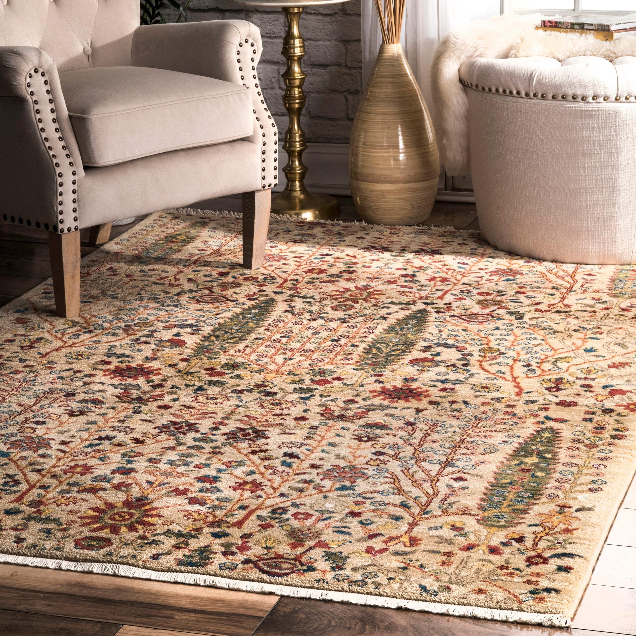 Nuloom Dasilva Geometric 2x6 Runner Indoor Area Rug for Living Room Bedroom Dining Room Entryway Hallway Kitchen, Olive/Multicolor