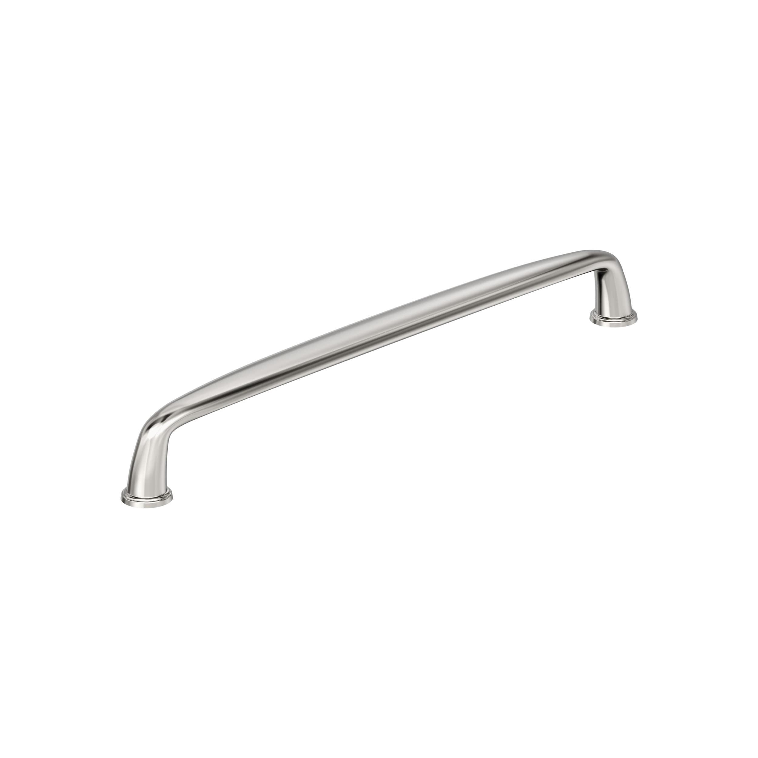 Amerock Kane 8-13/16 inch (224mm) Center-to-Center Polished Nickel Cabinet Pull