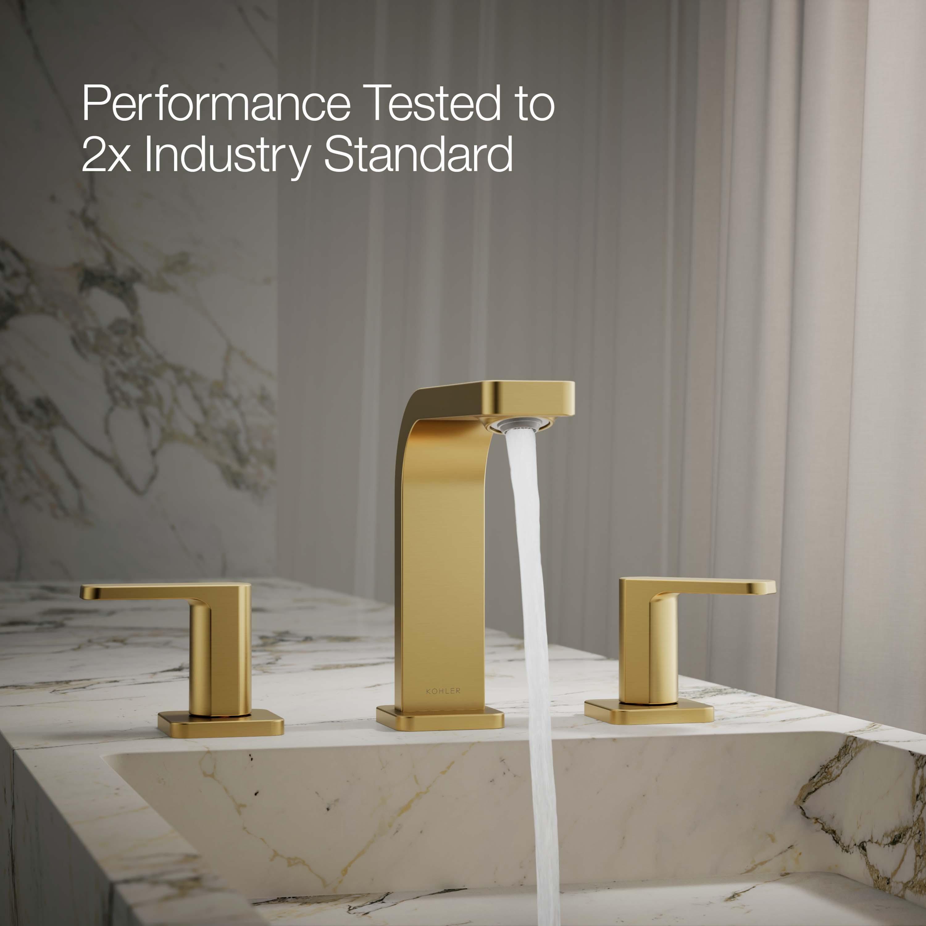 Kohler ® Parallel Brass Bathroom Sink Faucet and Handles