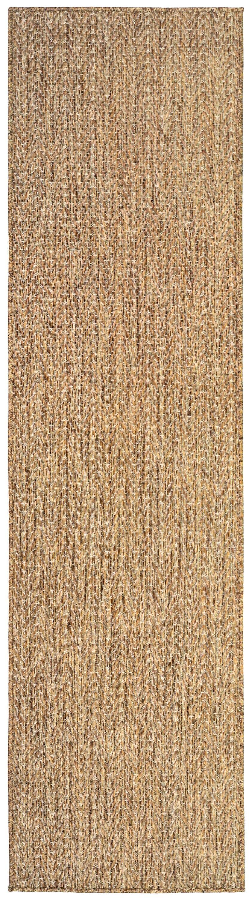 Nourison Horizon Indoor/Outdoor 2' x 6' Natural Modern Rug