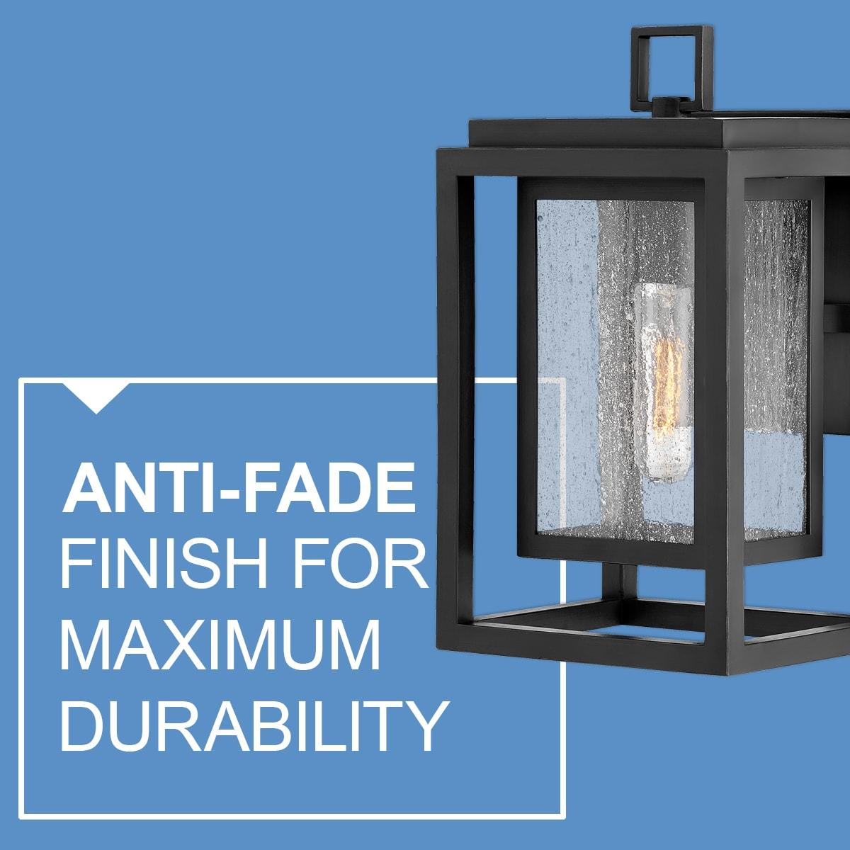 Republic Seeded Glass Outdoor Wall Mount Lantern