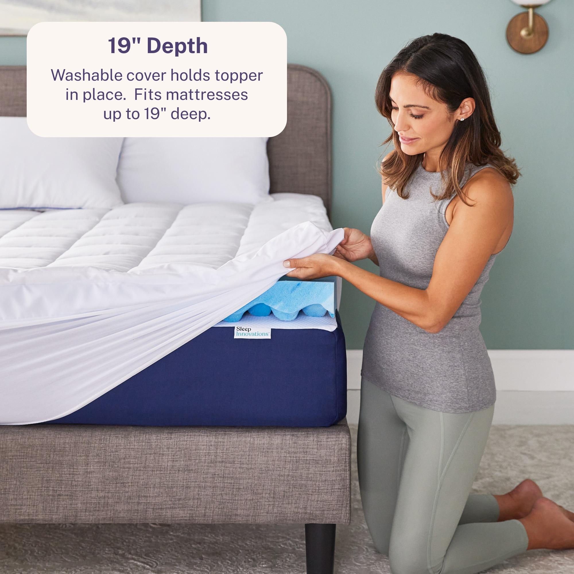 4'' Gel Memory Foam Mattress Topper