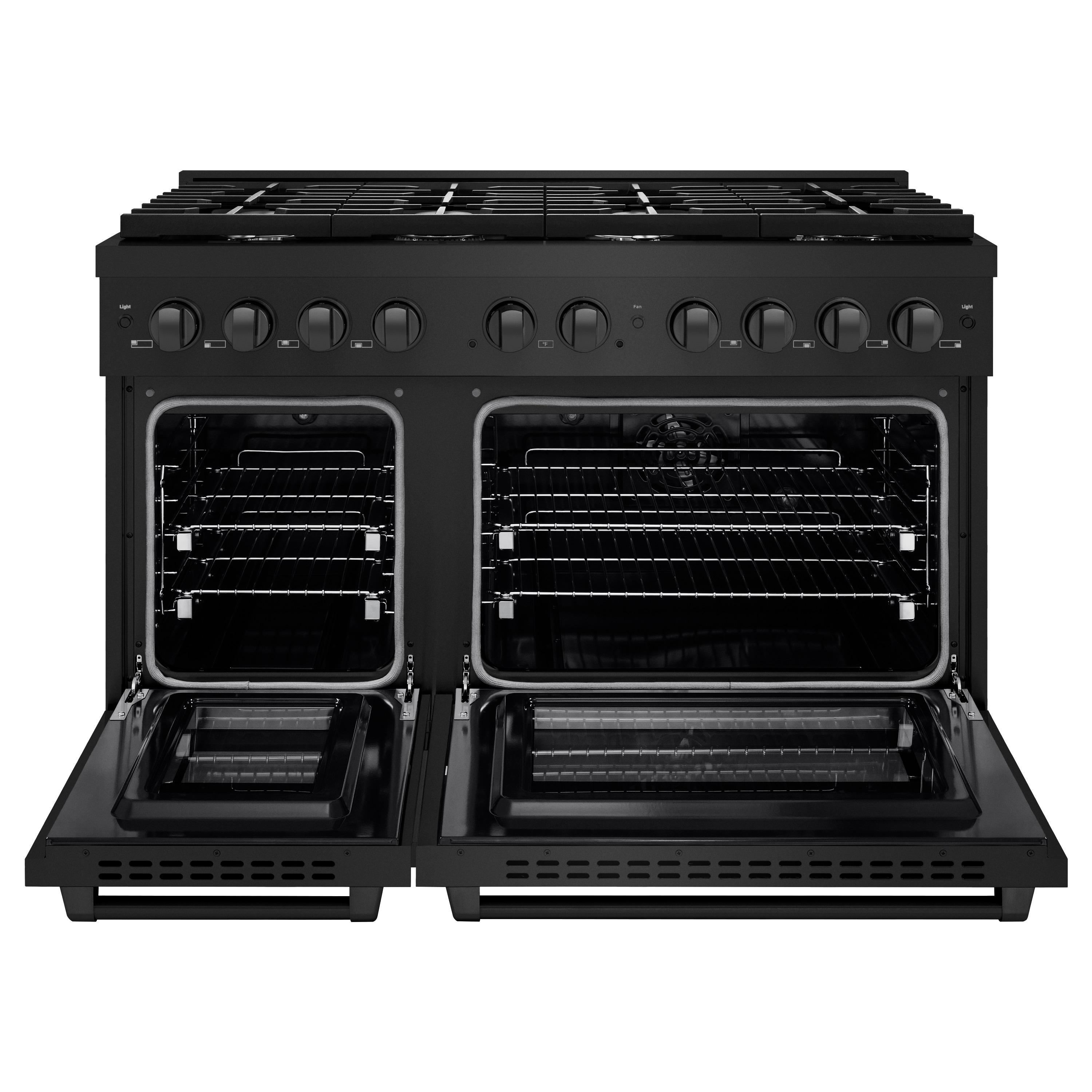 ZLINE 48" Paramount Double Oven Dual Fuel Stainless Steel Range w/ 8 Burner Gas Cooktop