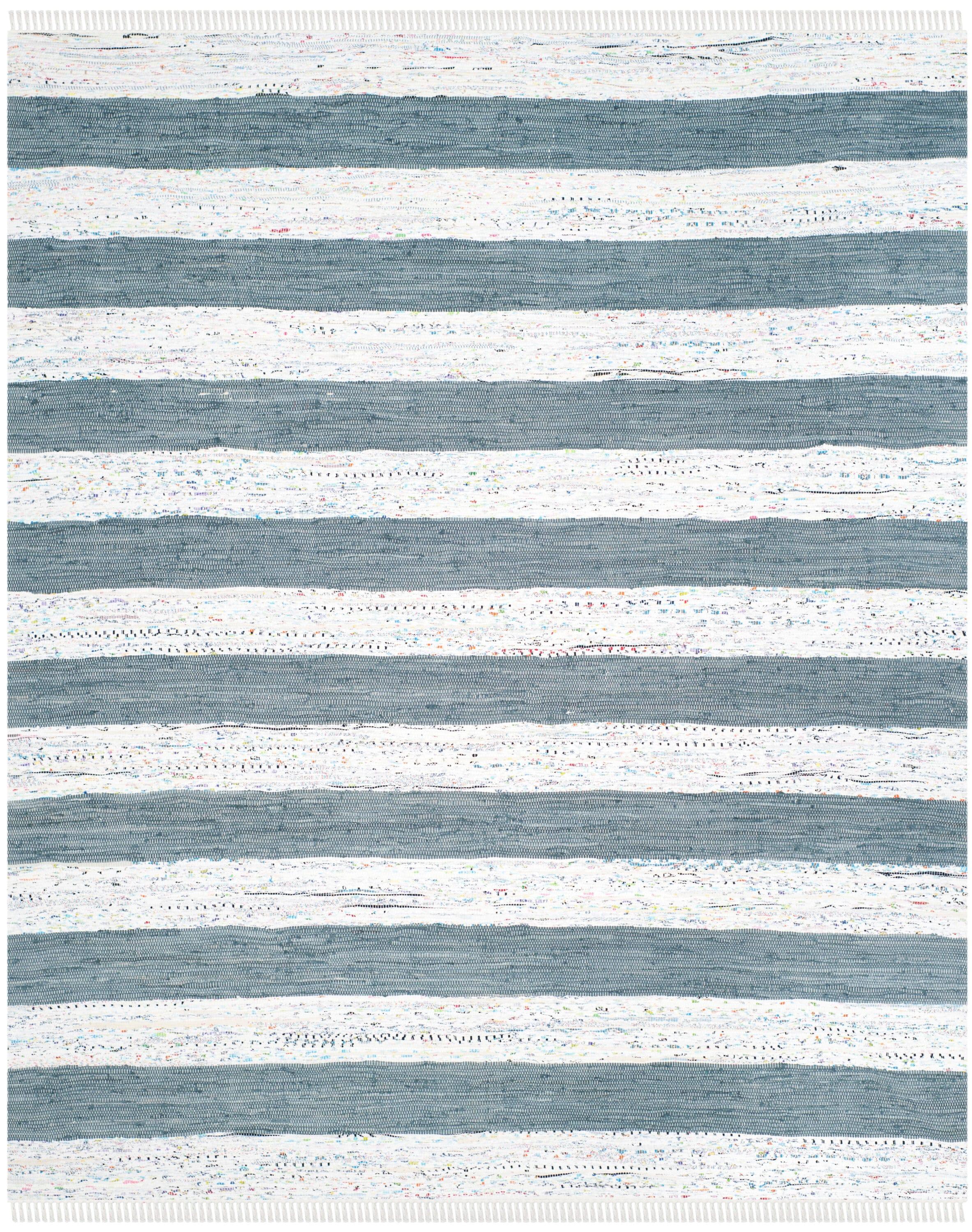 Yokum Hand Woven Cotton Striped Rug