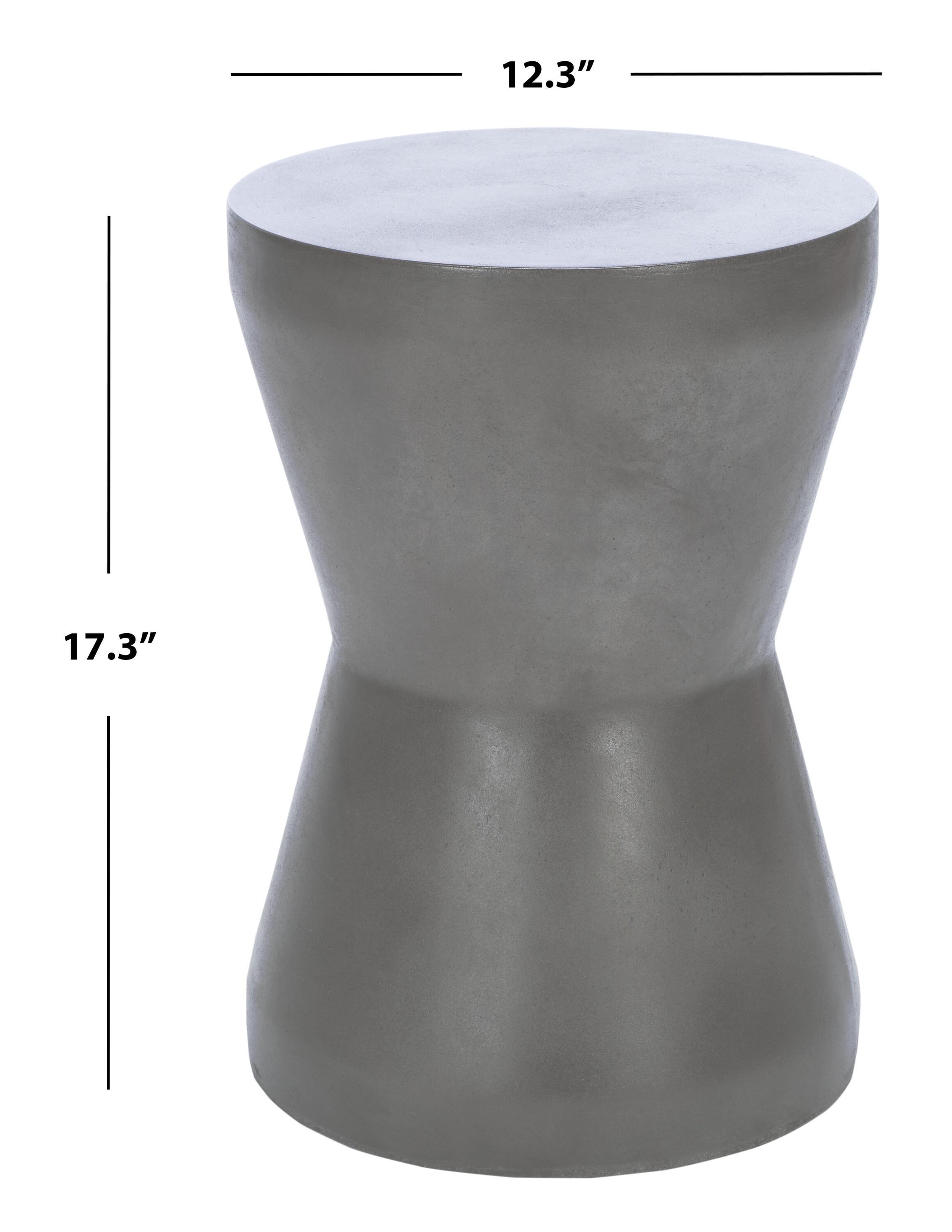 Torre Accent Stool - Indoor/Outdoor - VNN1001 - Gray - Safavieh