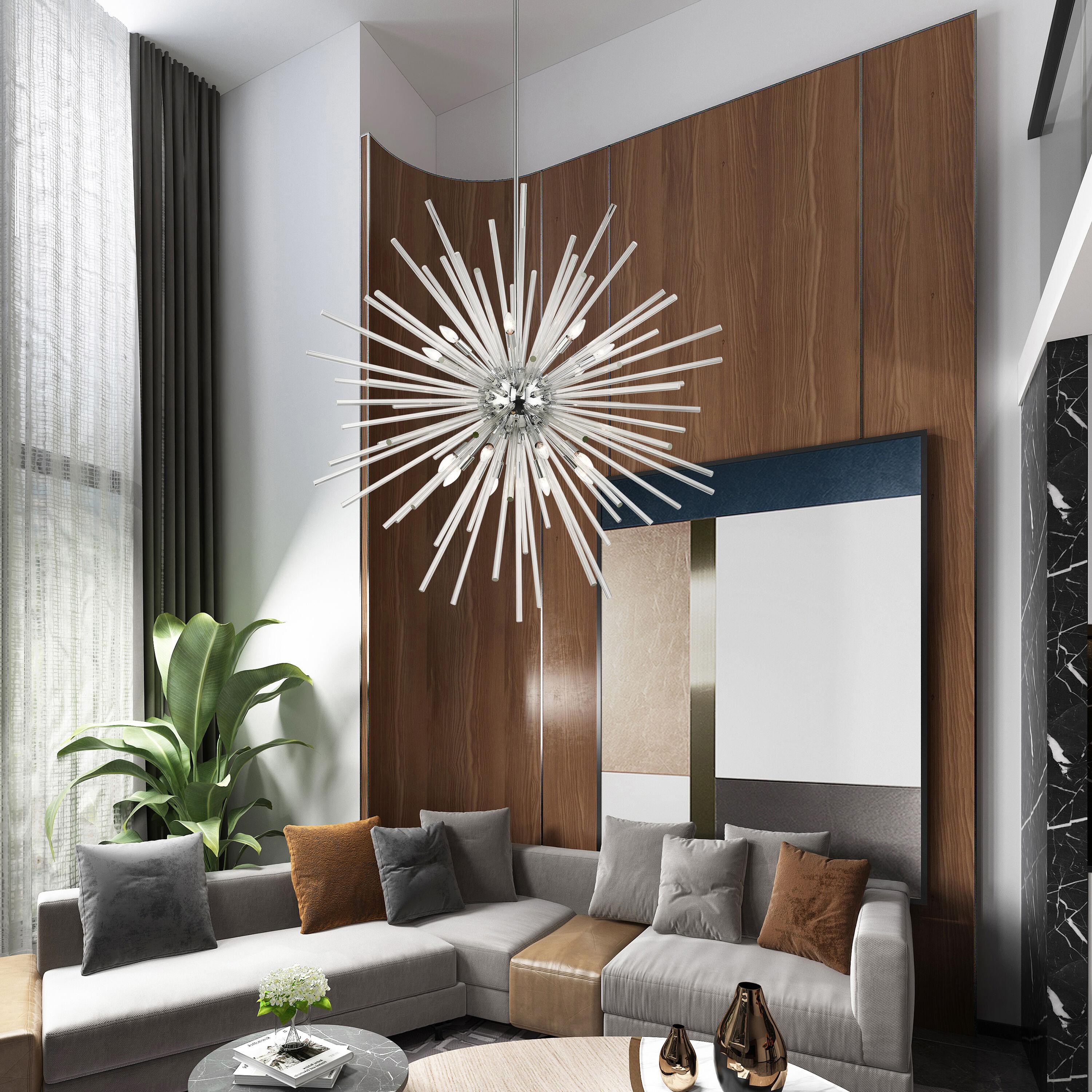 Livex Lighting Utopia 16 - Light Chandelier in  Polished Chrome