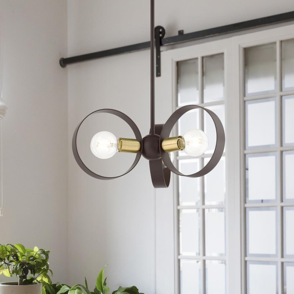 Livex Lighting Modesto 3 - Light Chandelier in  Bronze