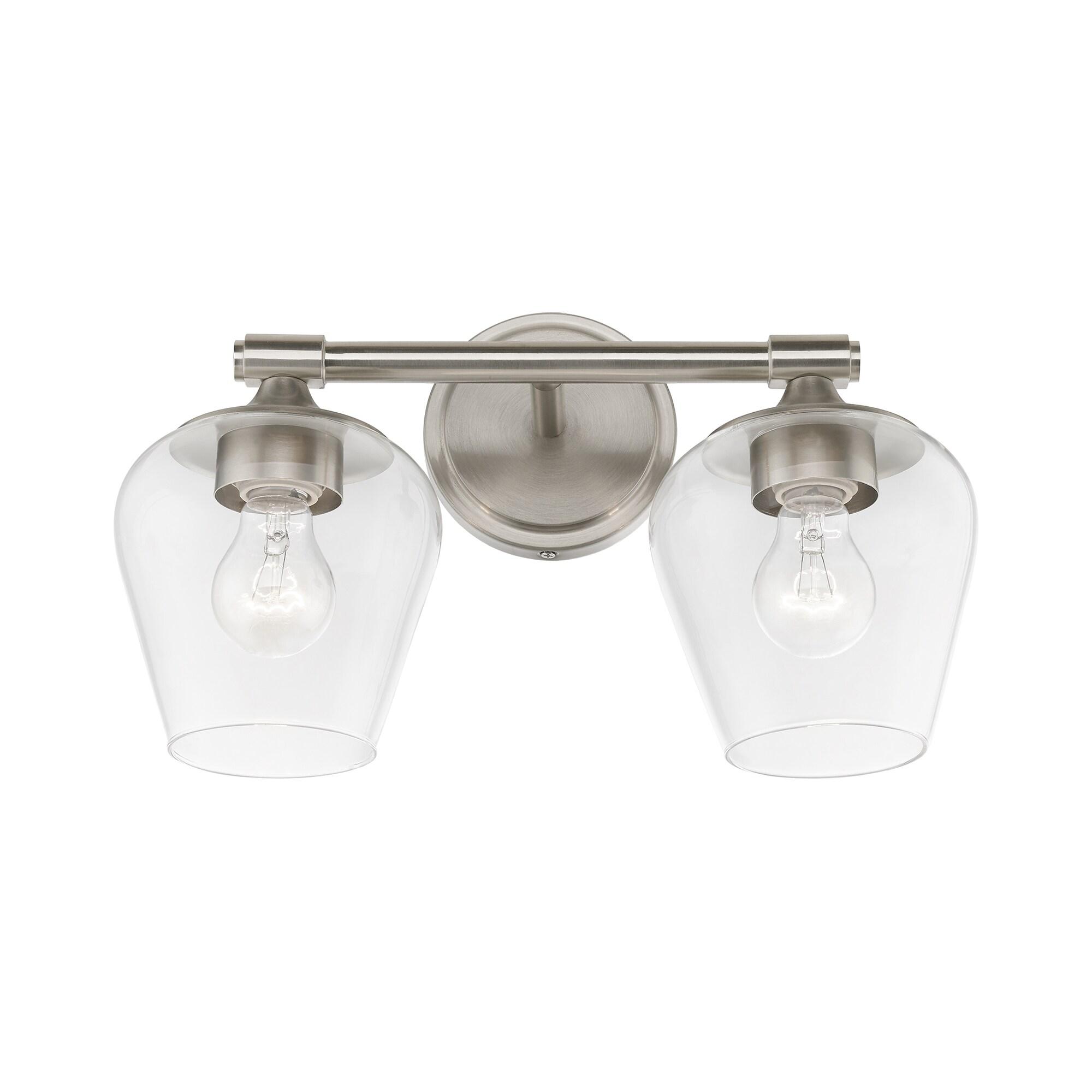 Livex Lighting Willow 2 - Light Vanity in  Brushed Nickel