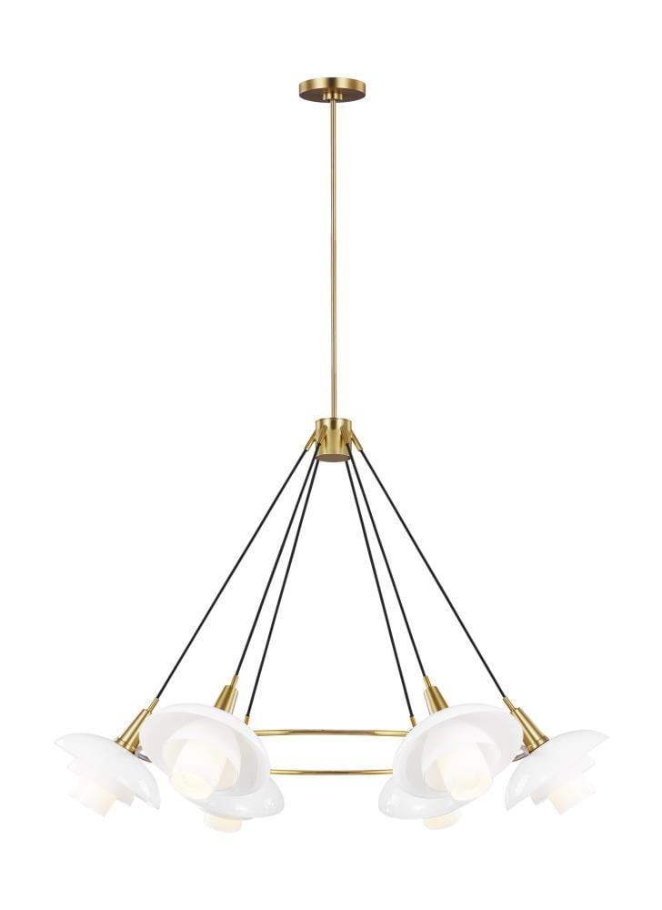 Rossie 6 - Light Dimmable Sputnik Sphere Chandelier