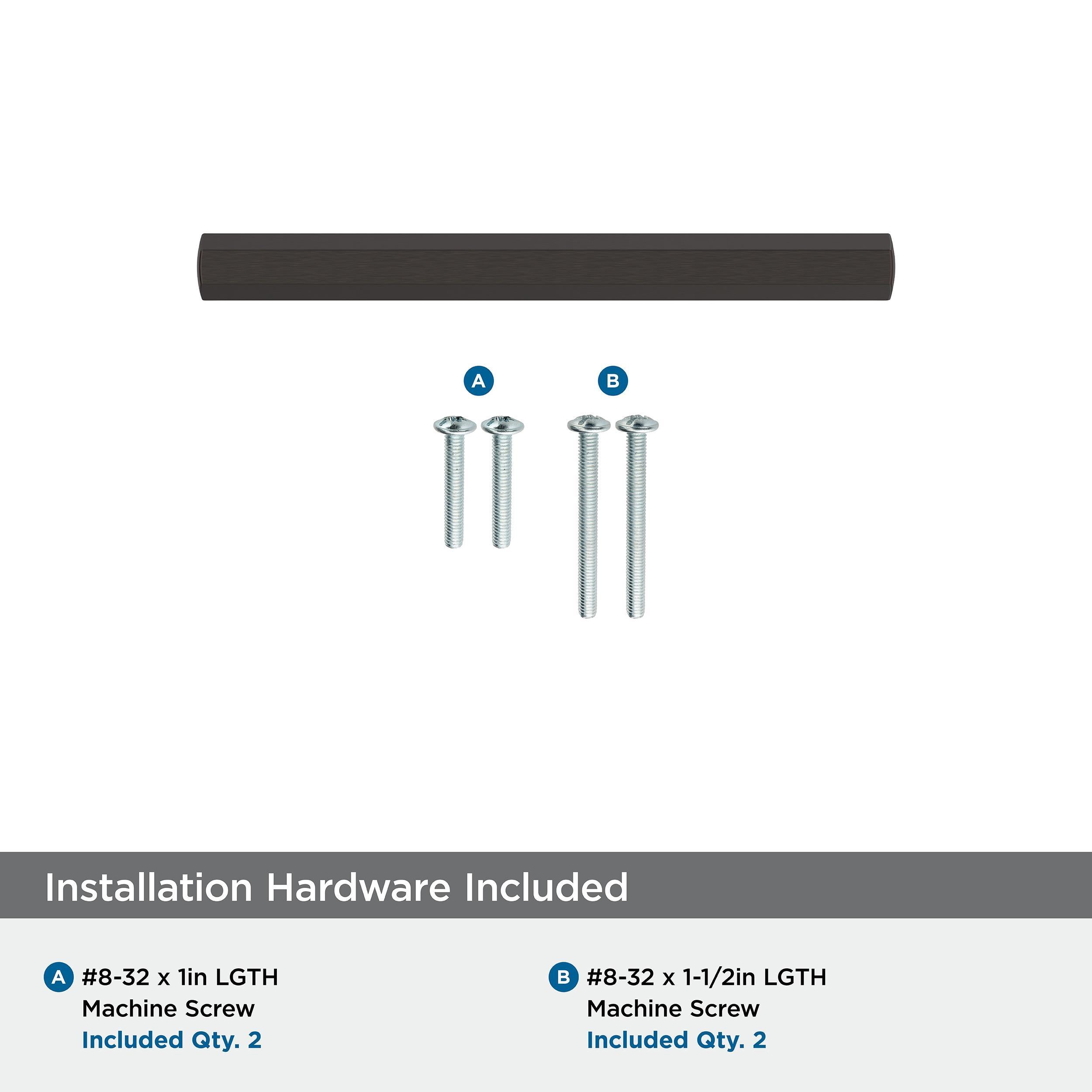 Amerock Caliber 3 inch (76mm) Center-to-Center Oil-Rubbed Bronze Cabinet Pull
