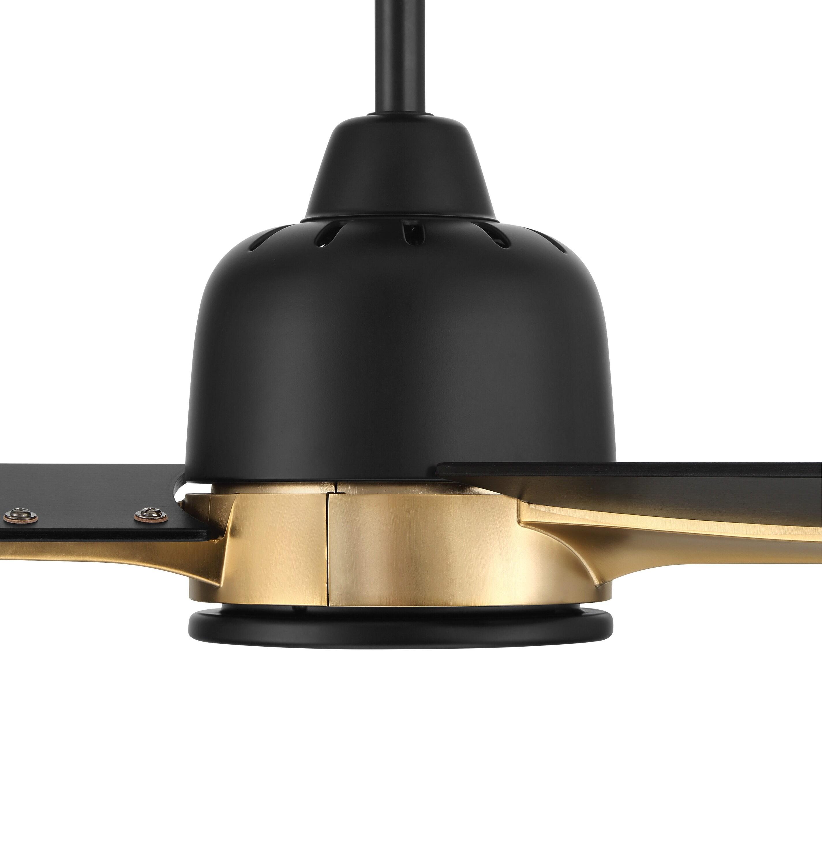 Latitude Run® Eiladh 52" Ceiling Fan with LED Lights & Wall Control