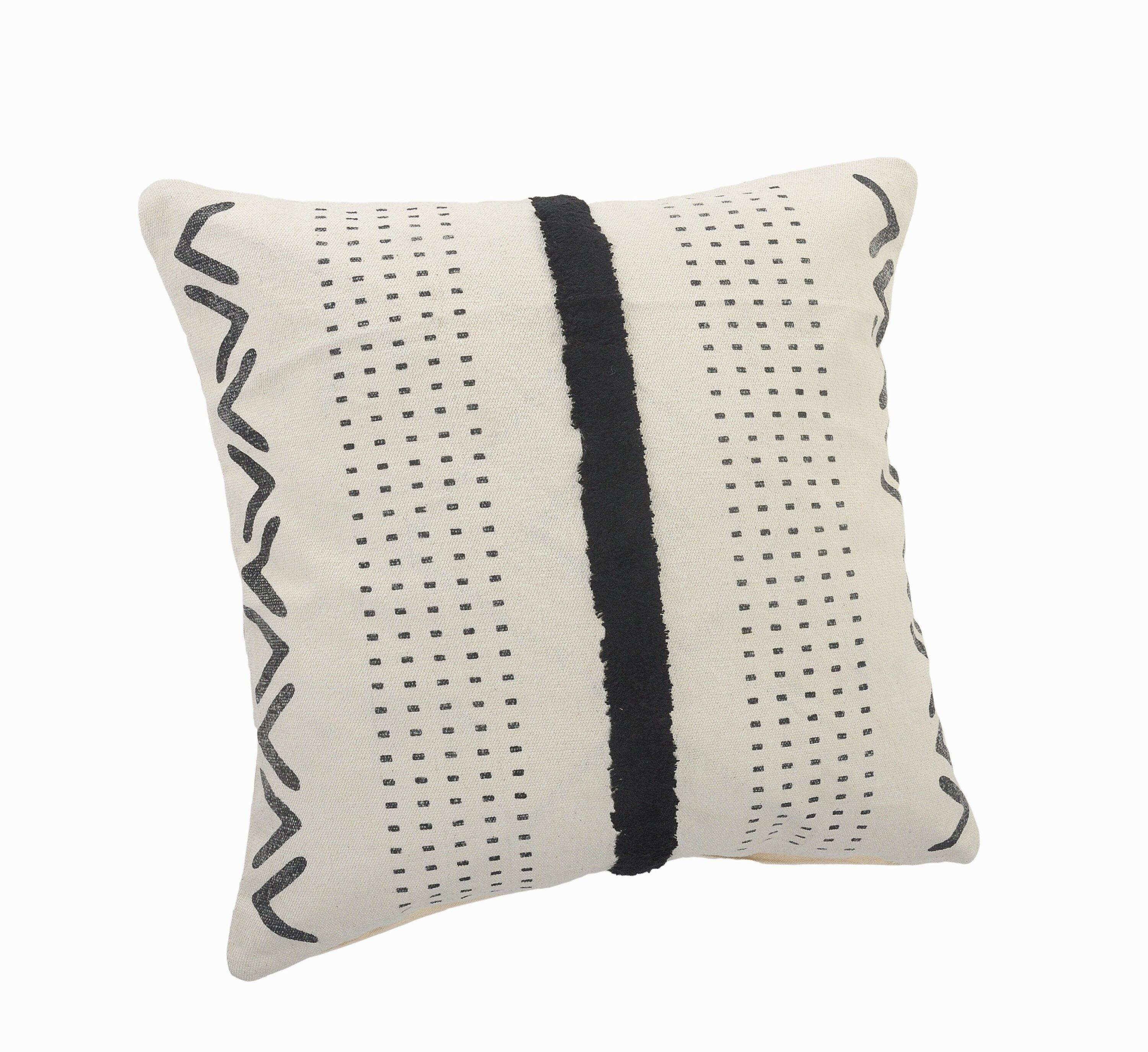 Throw Pillow Textured Cotton Throw Pillow