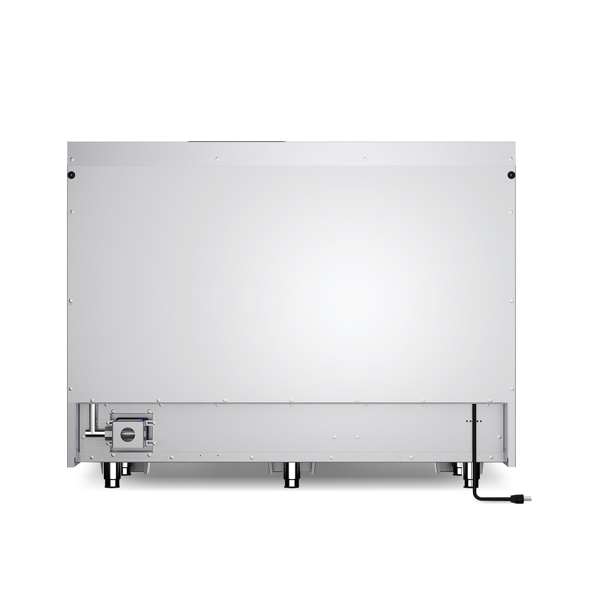 Cosmo COS-DFRP488K Cosmo 48 In. Lumin Collection 5.5 Cu. Ft. Double Oven Dual Fuel Range With 8 Burners, Cast Iron Grates In Stainless Steel