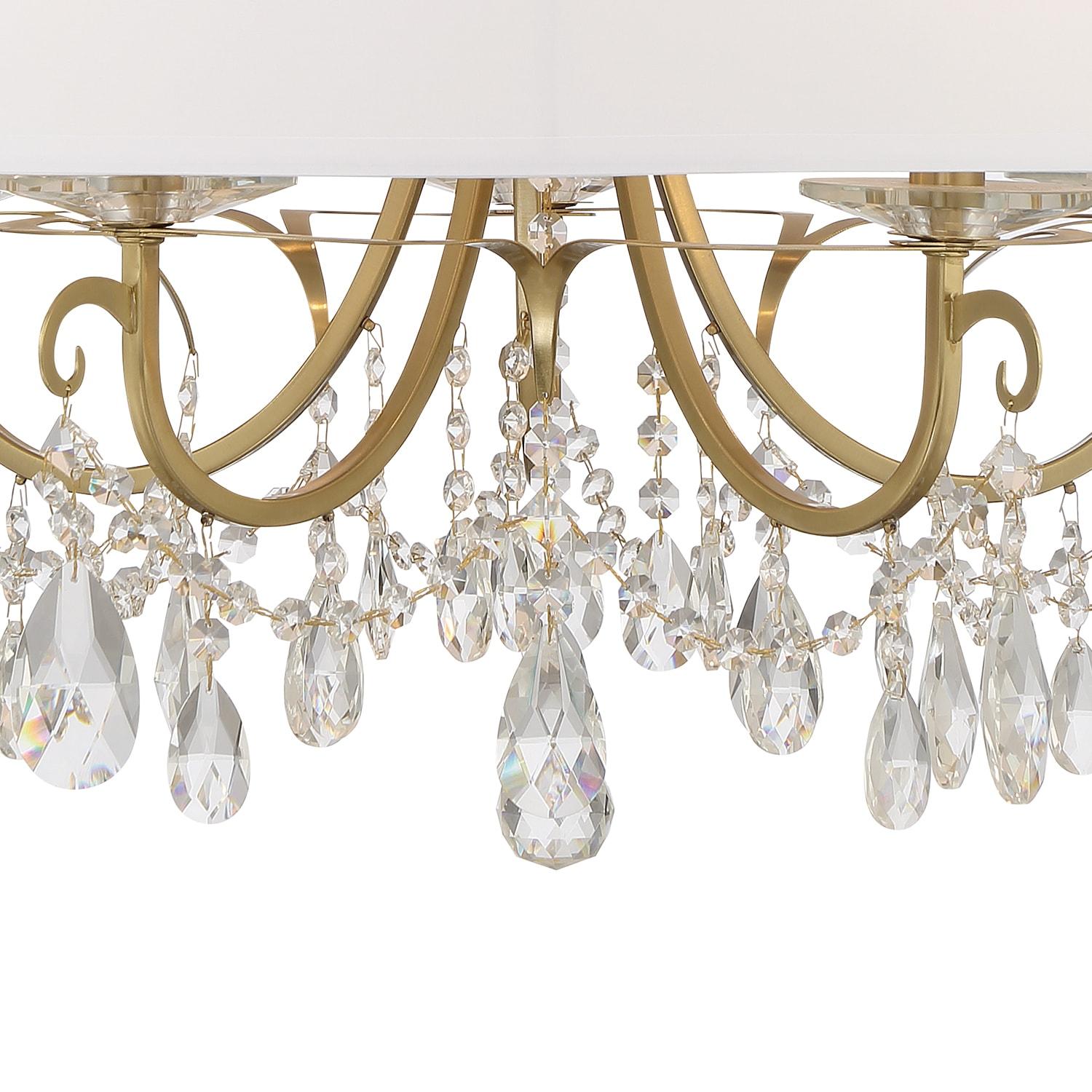 Crystorama Lighting Othello 5 - Light Chandelier in  Vibrant Gold