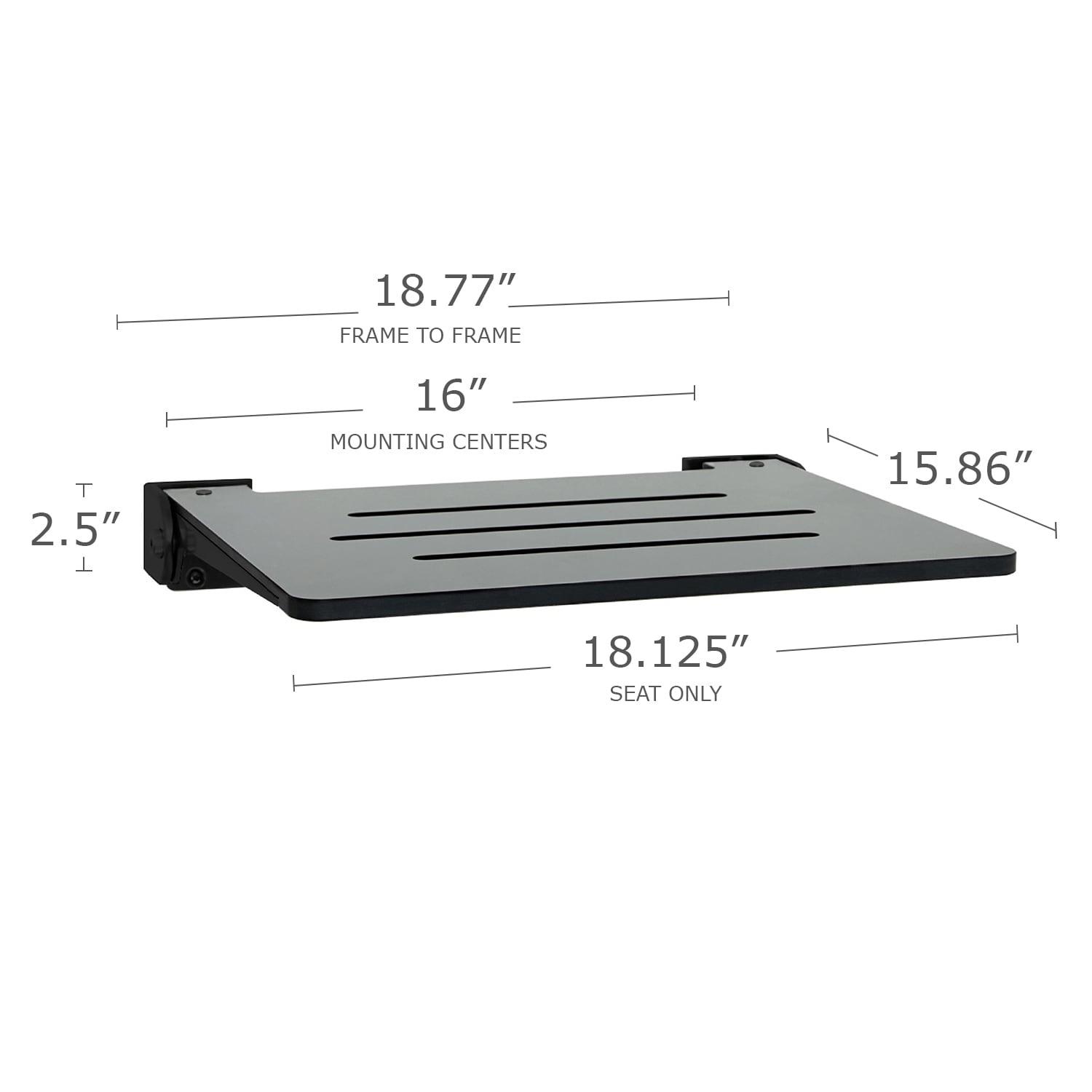 SlimLine Folding Shower Bench Seat