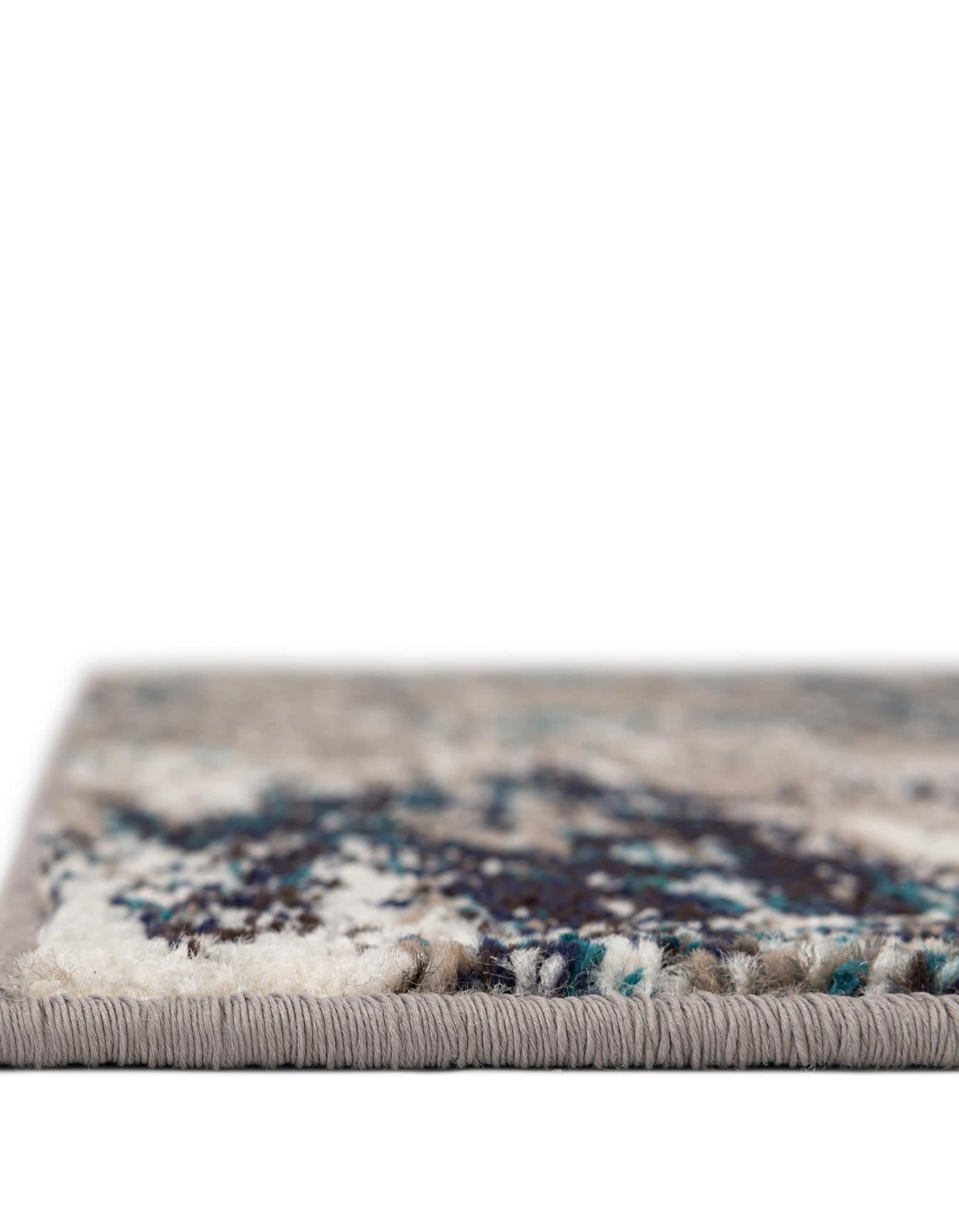 Unique Loom 2' 0 x 6' 0 Trellis Frieze Geometric Blue Multi Area Rug