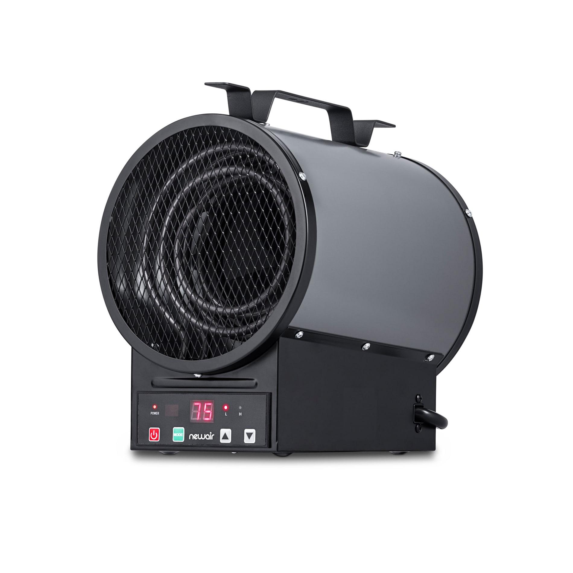 Newair Freestanding or Ceiling/Wall Mounted 240v Electric Garage Heater, 500 sq. ft. with Remote Control