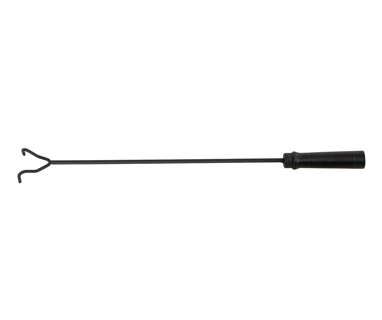 SUNJOY 42 in. Wood Burning Fireplace, Steel Outdoor Fireplace with Chimney, Log Holders, Fire Poker and PVC Cover