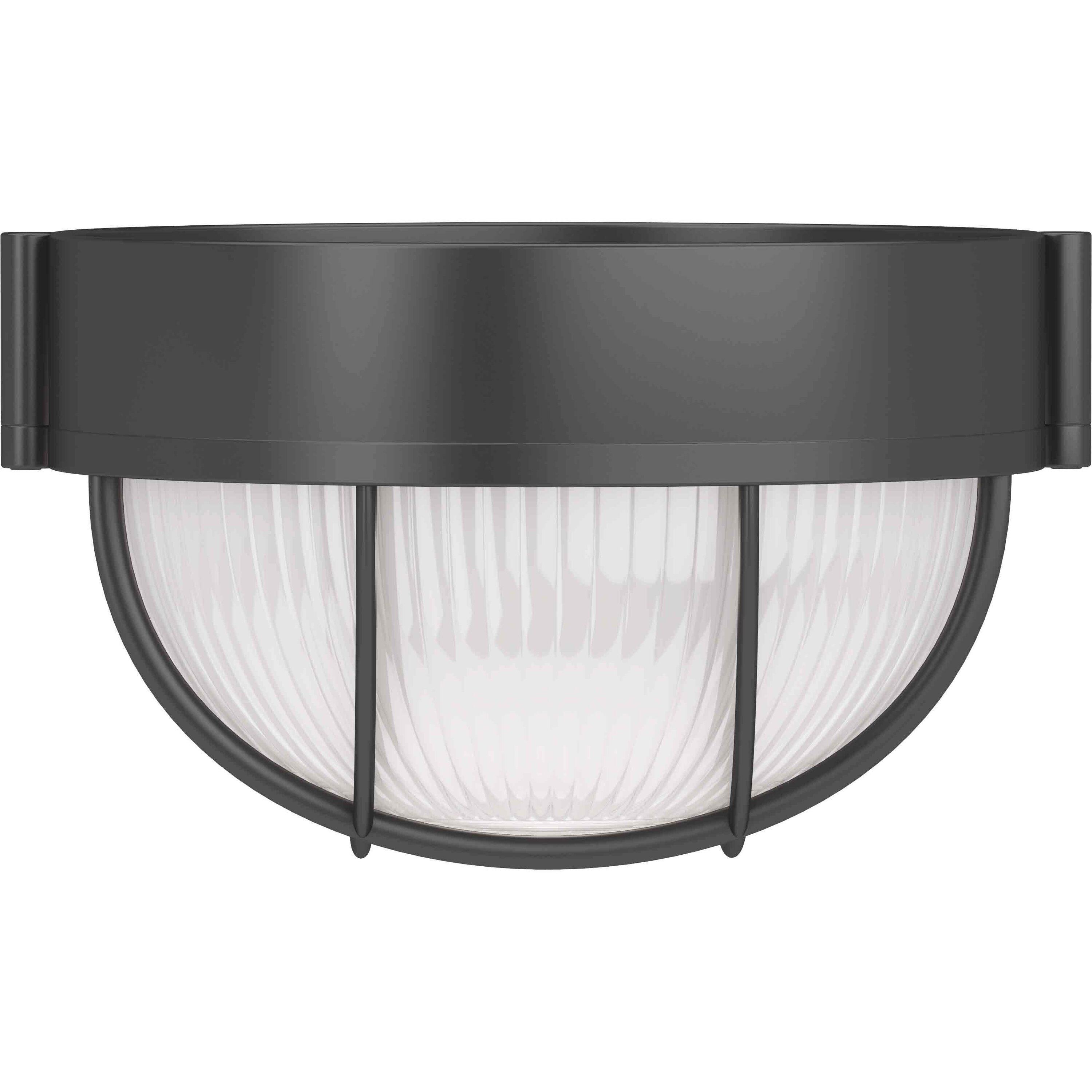 Volume Lighting V8790 Nautical Outdoor 1 Light 7.5" Height Outdoor Wall Sconce - Black