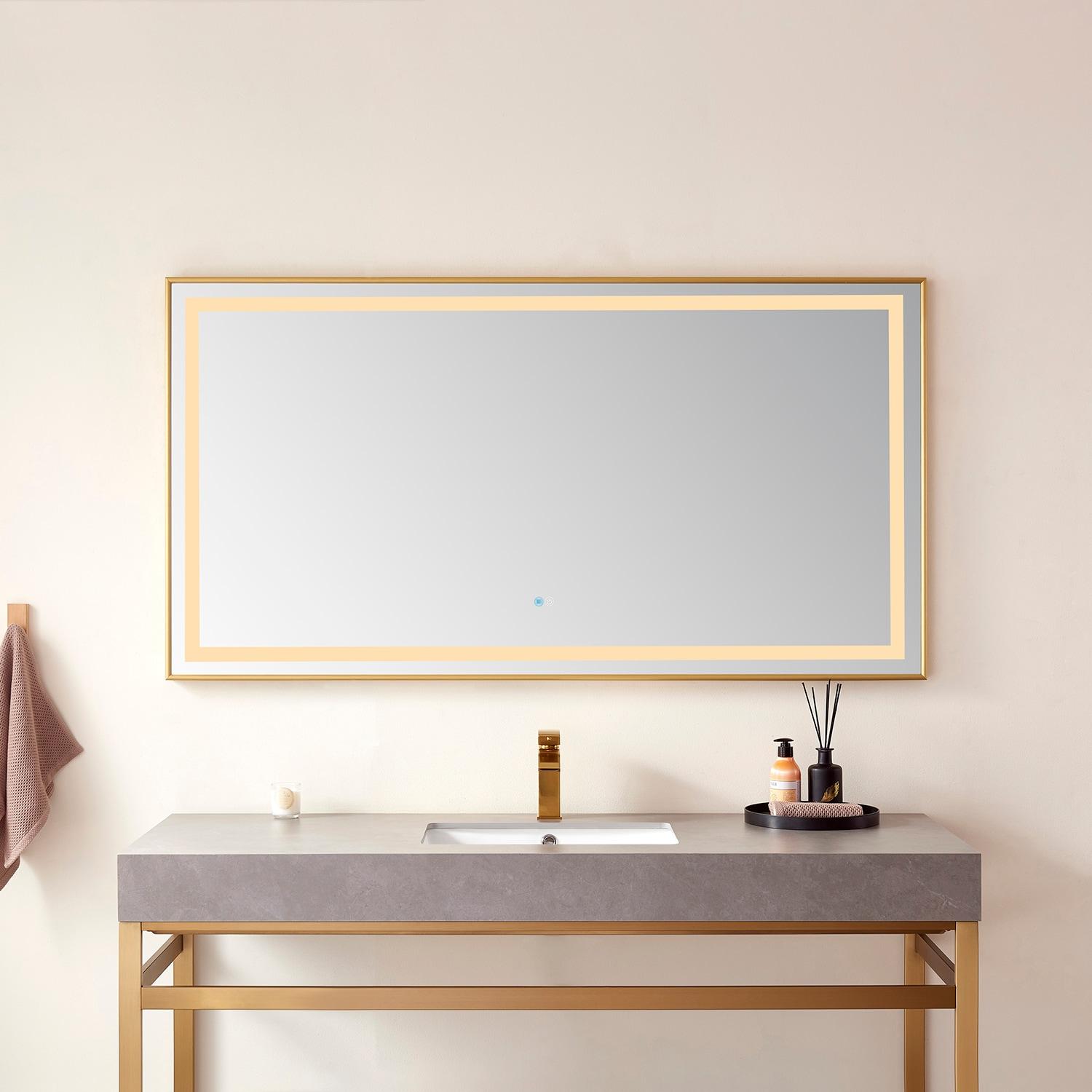 Vinnova Metal Flat LED Wall Mirror
