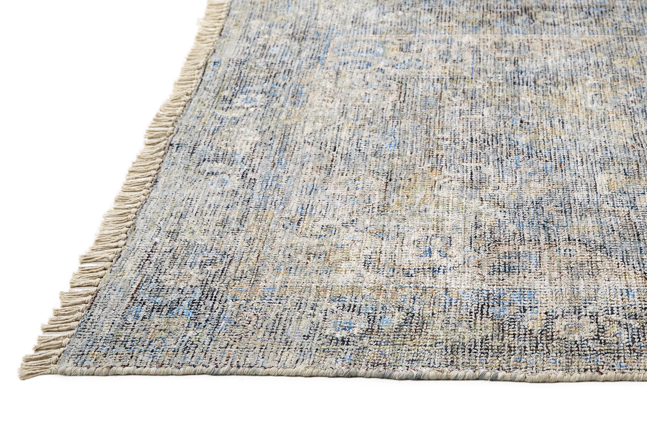 Beech Handwoven Wool-Blend Rug - 2' x 3'