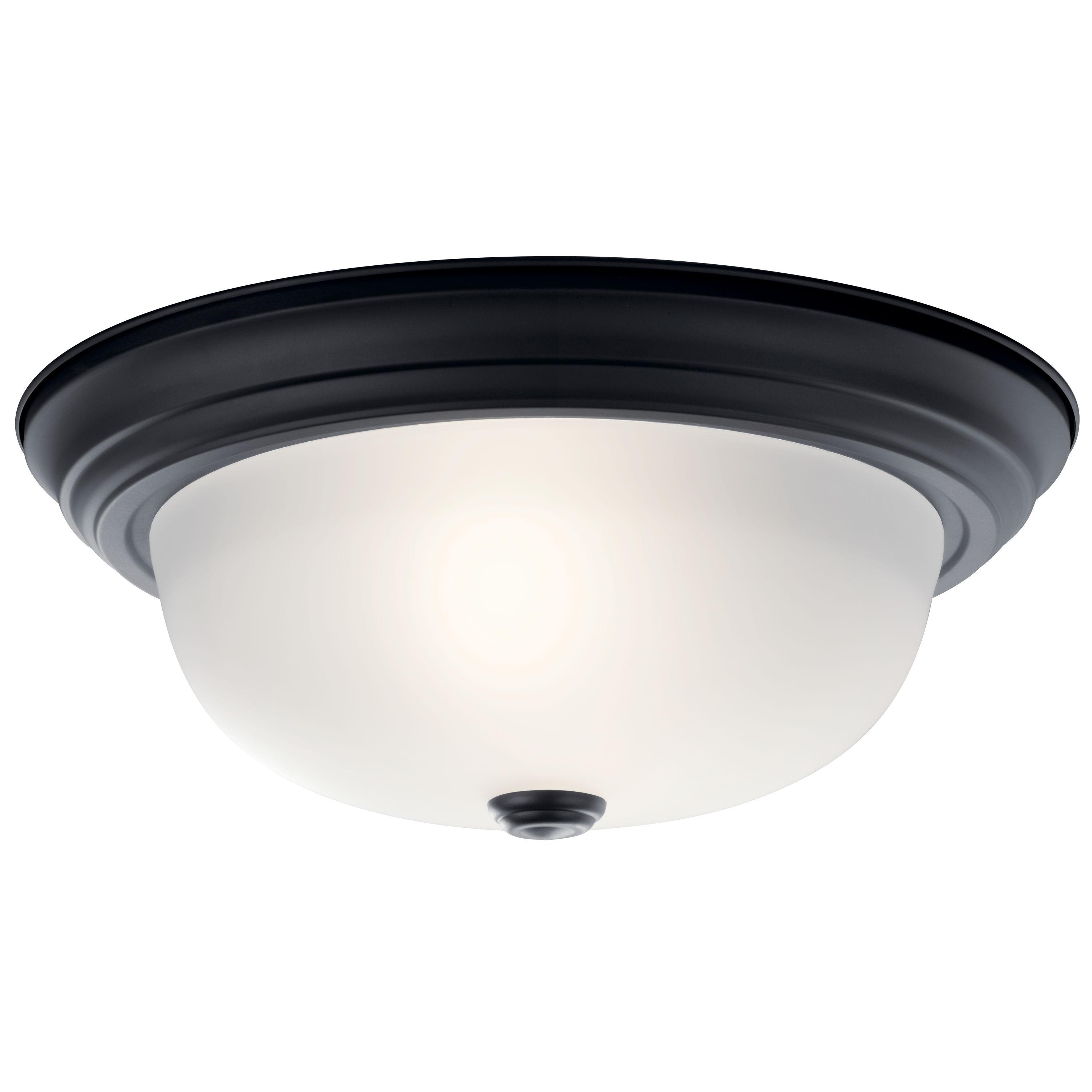 Kichler Lighting 2 - Light Flush Mount in  Black