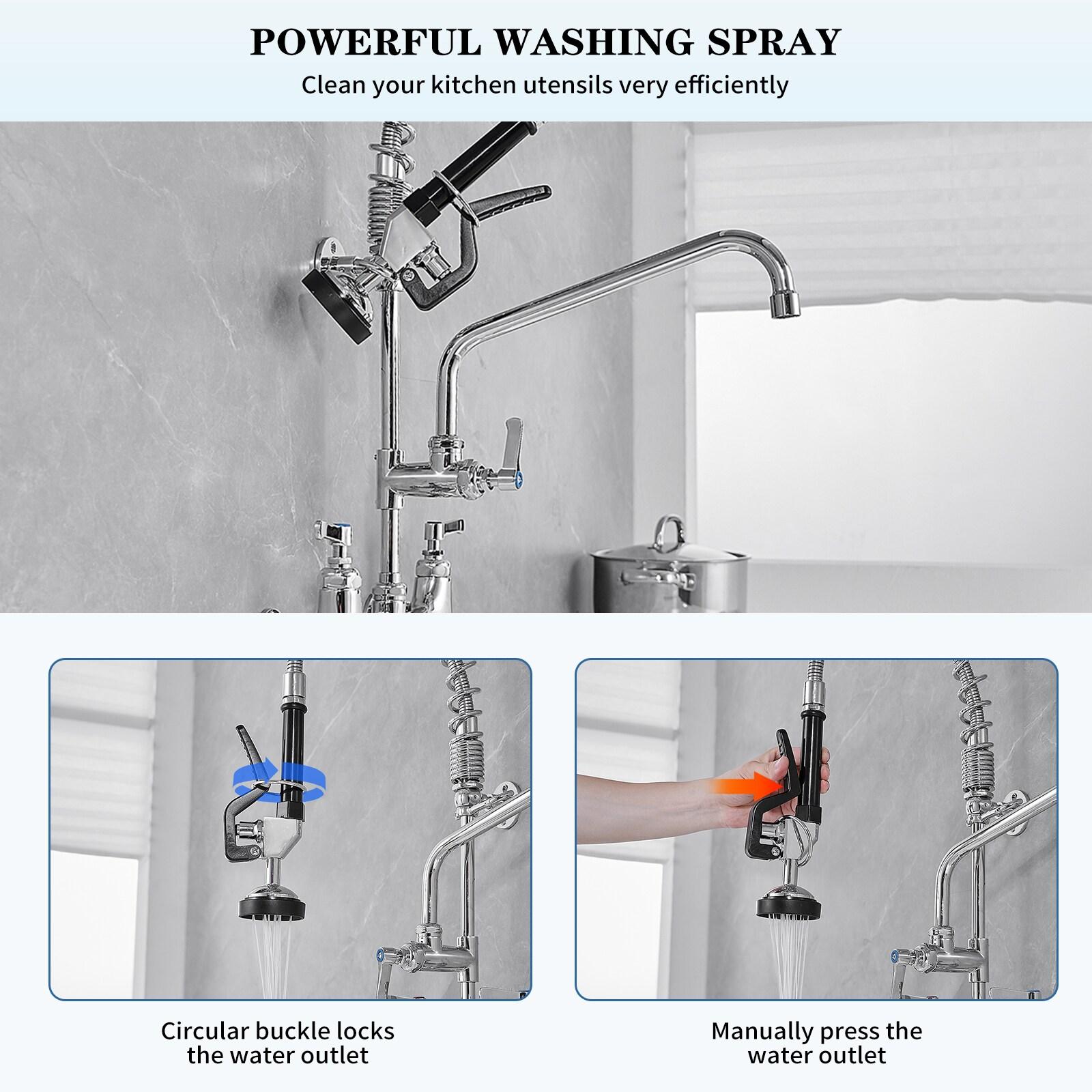 VIBRANTBATH Pull Down Kitchen Faucet