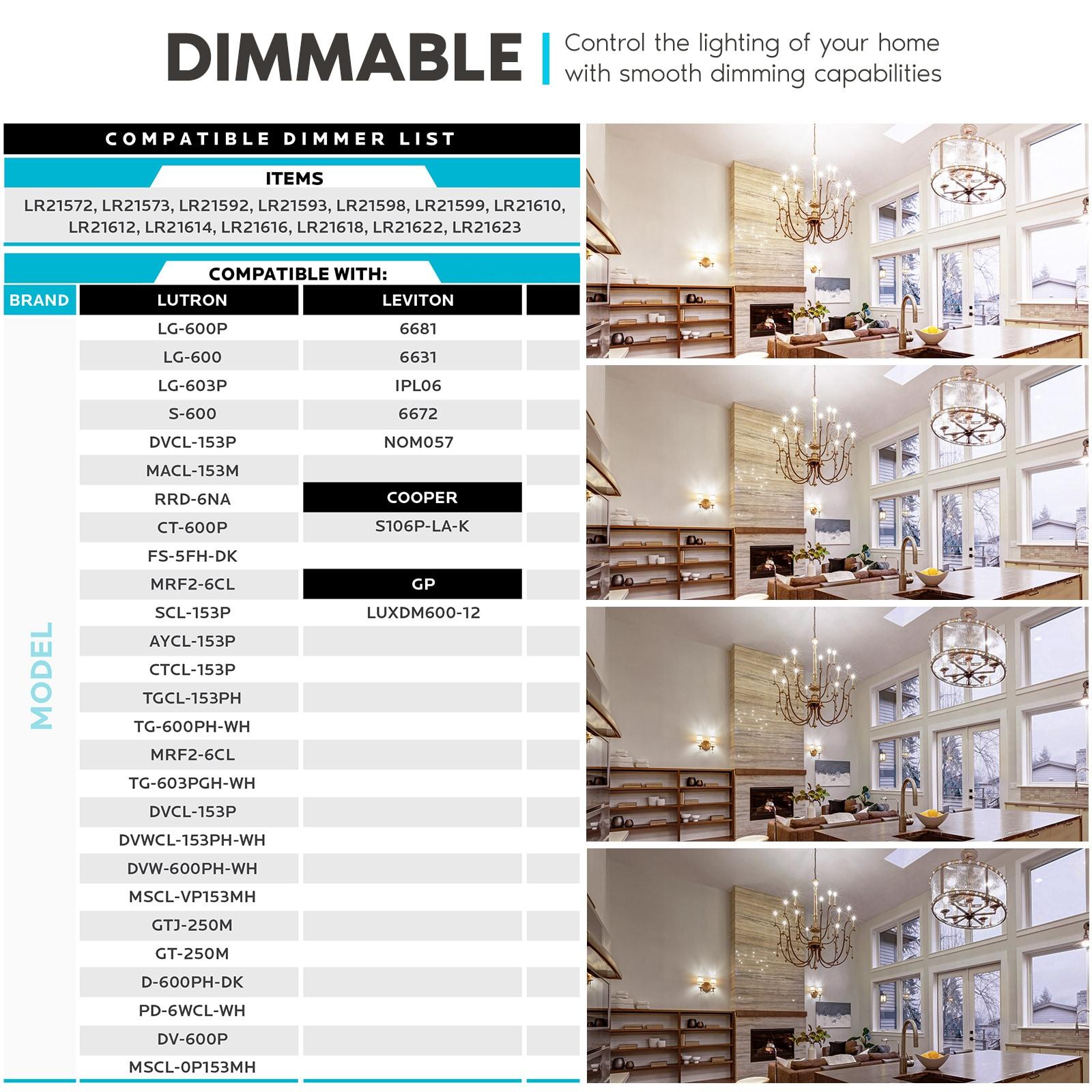 7 Watt (100 Watt Equivalent), CA11 LED, Dimmable, Natural White (3500K), E12/Candelabra Base