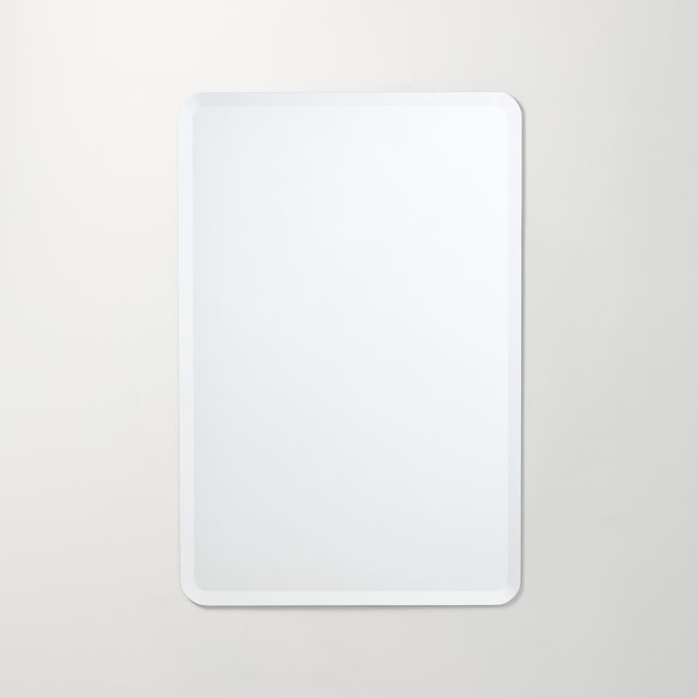 24" x 36" Frameless Clear Glass Beveled Vanity Mirror