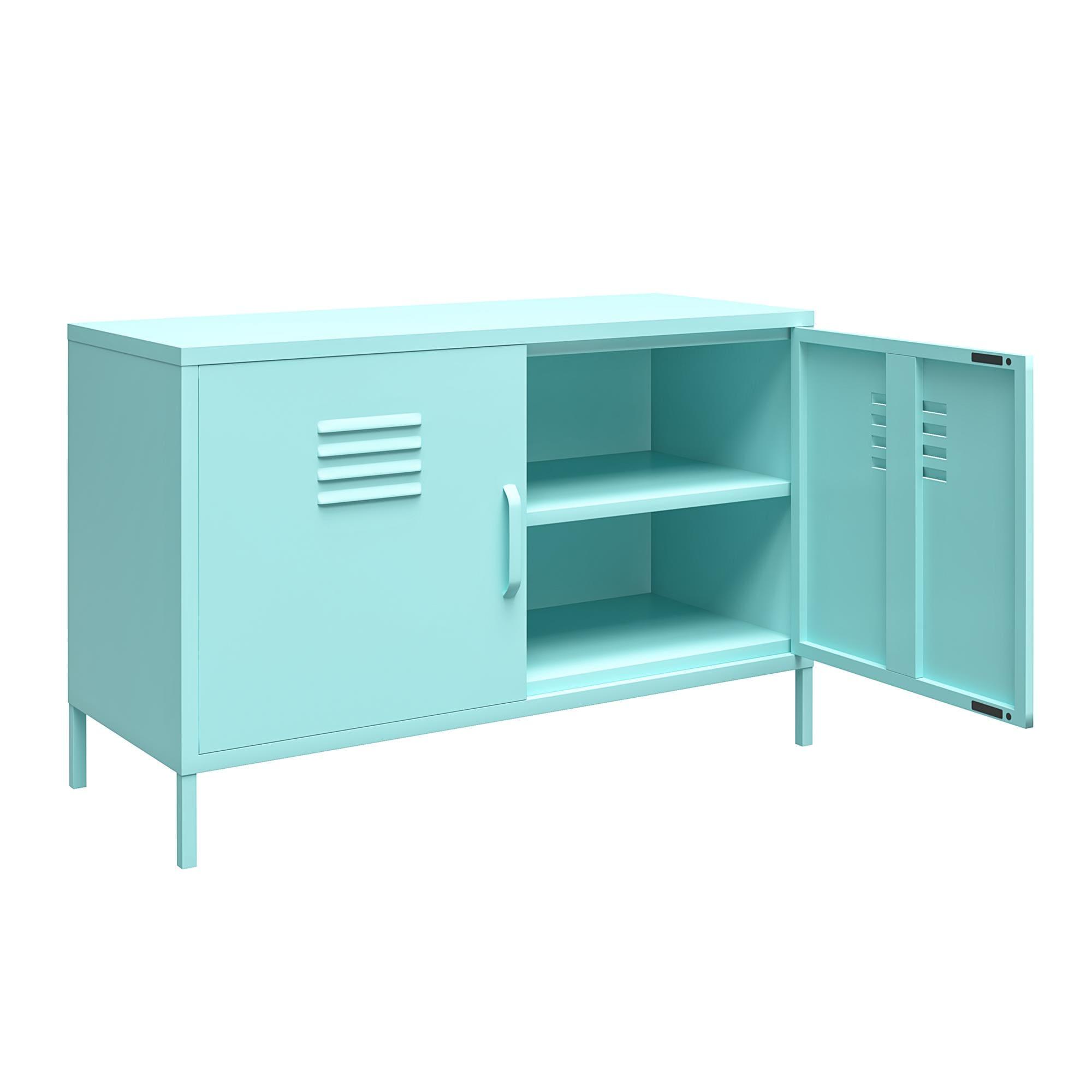 Cache Unfinished Metal Accent Cabinet