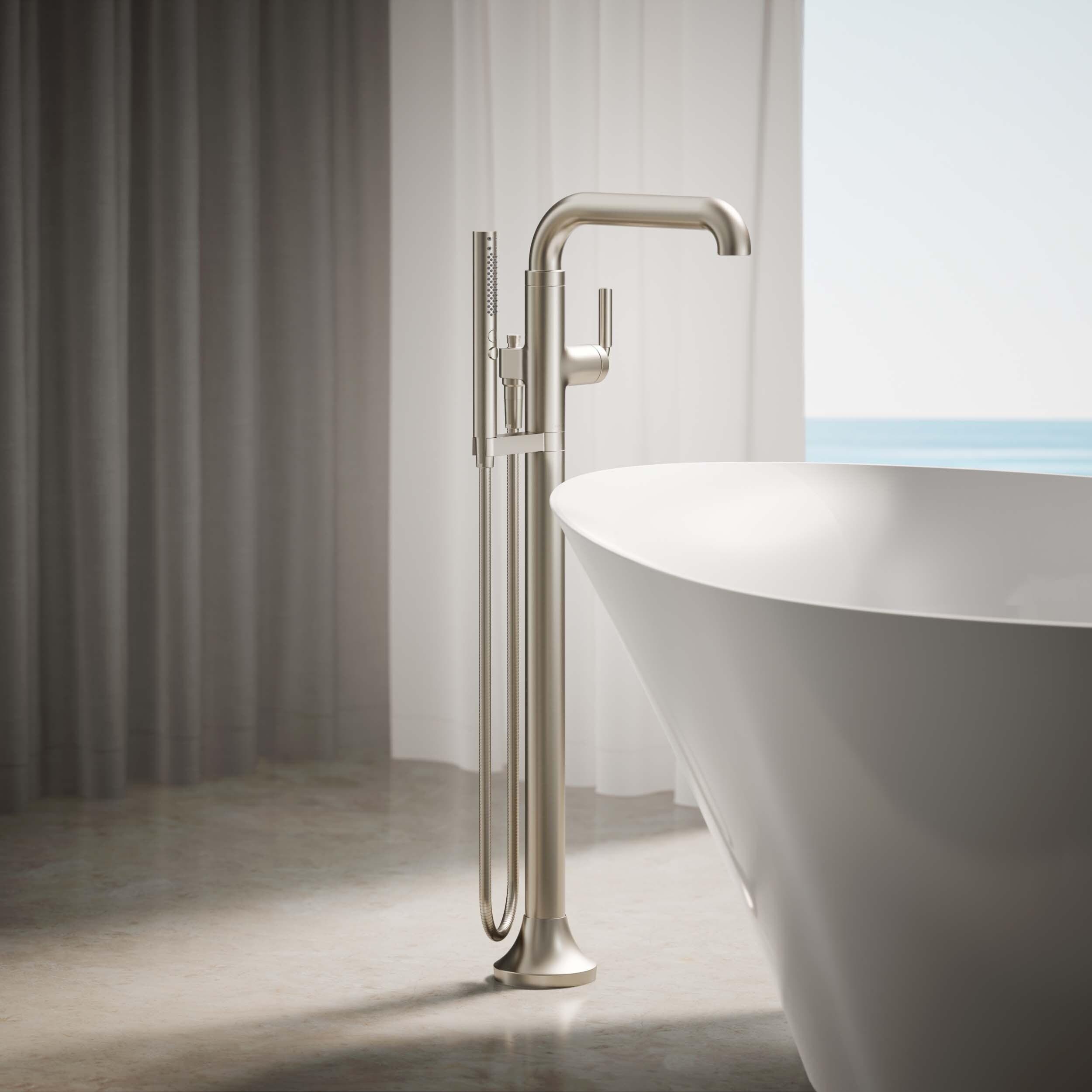 Tone Floor Mounted Clawfoot Tub Faucet