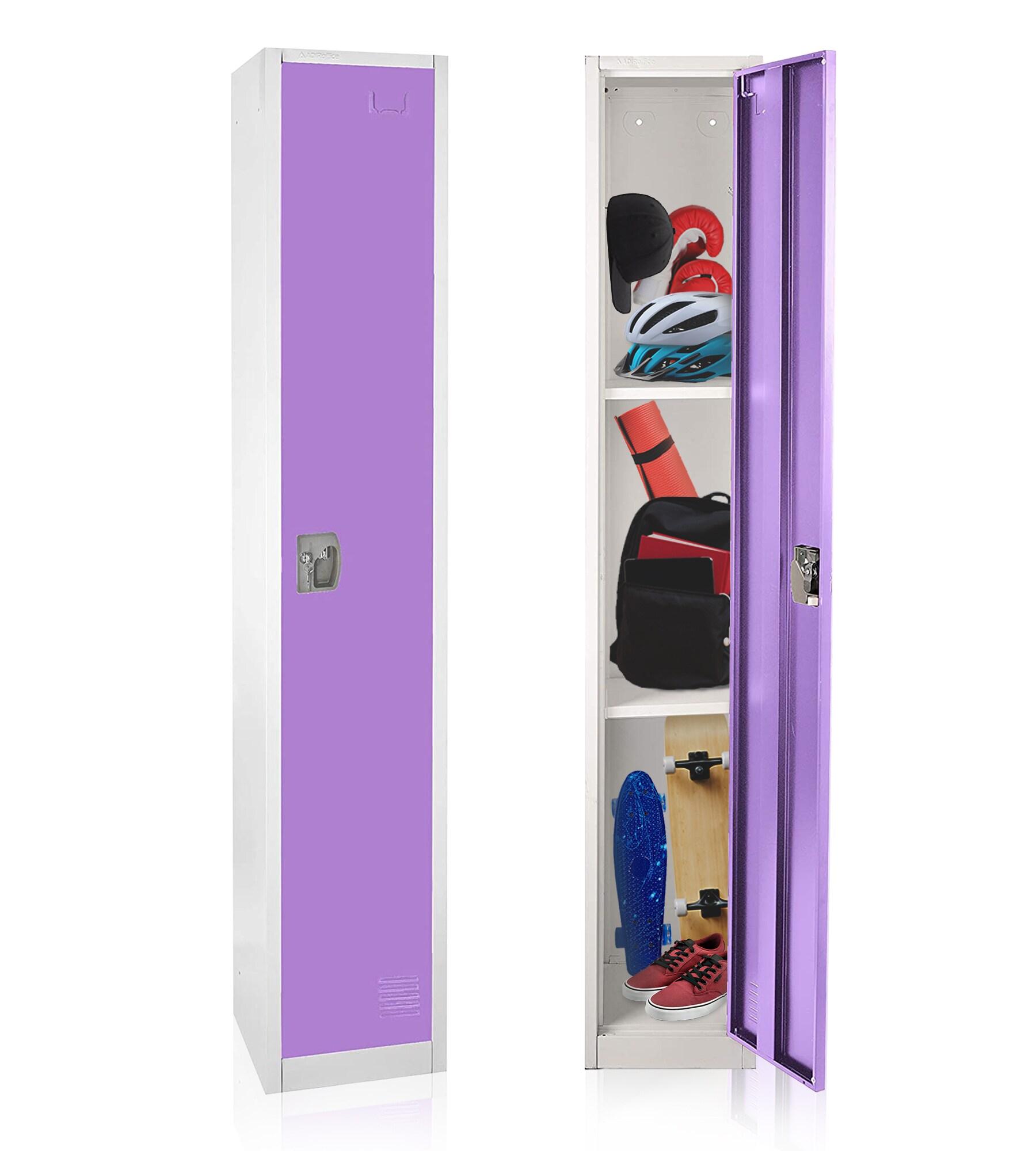 AdirOffice 12'' Wide Steel 1-Tier School and Gym Locker