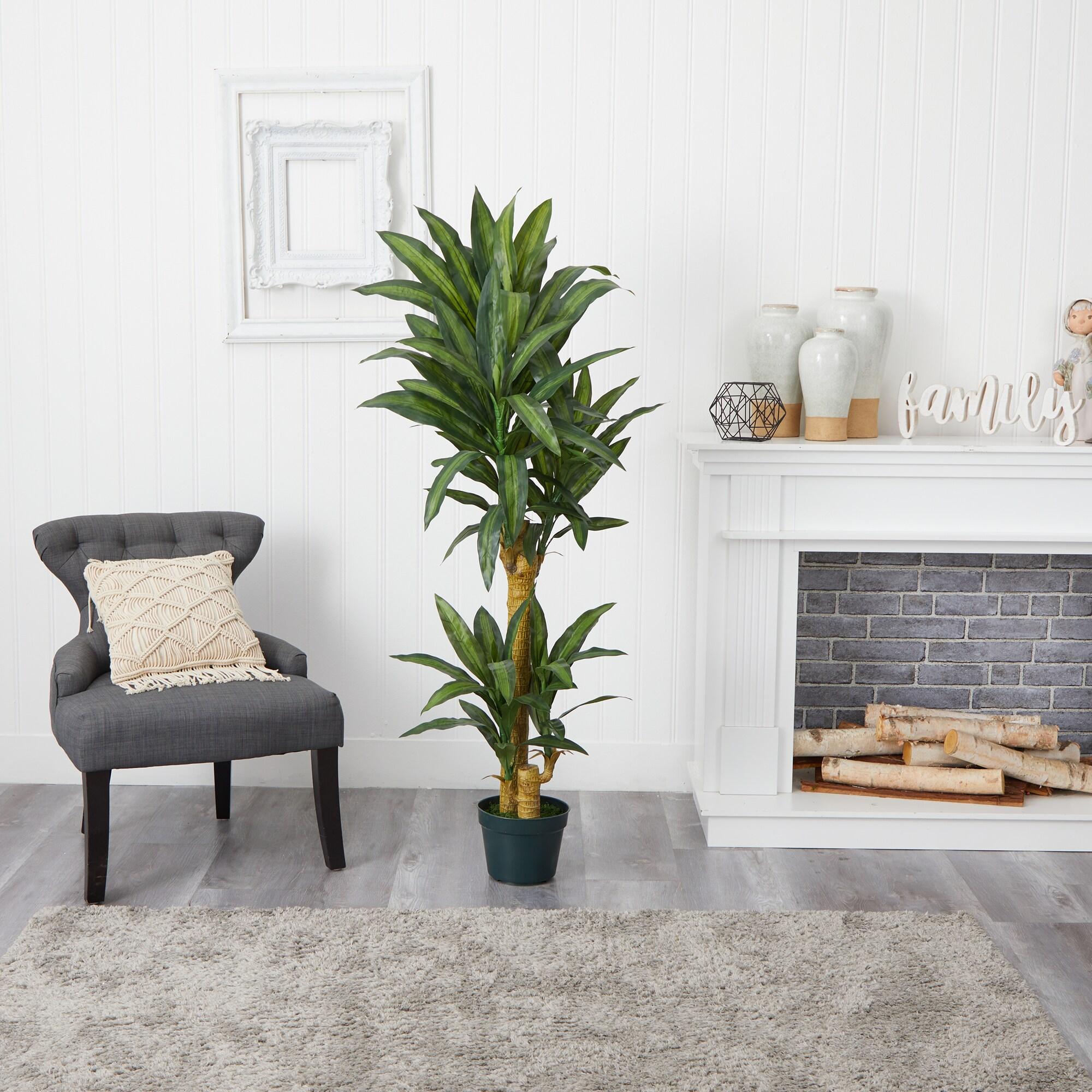 Nearly Natural 5-ft Yucca Silk Plant
