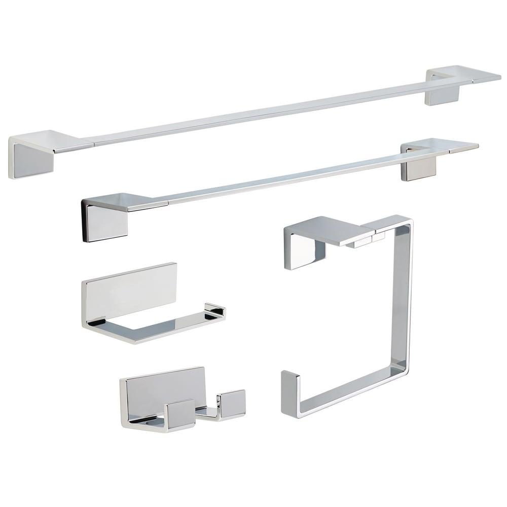 Vero 24 in. Wall Mount Towel Bar Bath Hardware Accessory