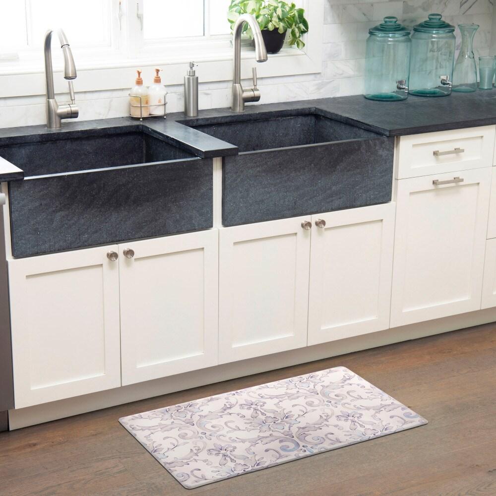 SoHome Cozy Living Watercolor Damask Anti-Fatigue Mat