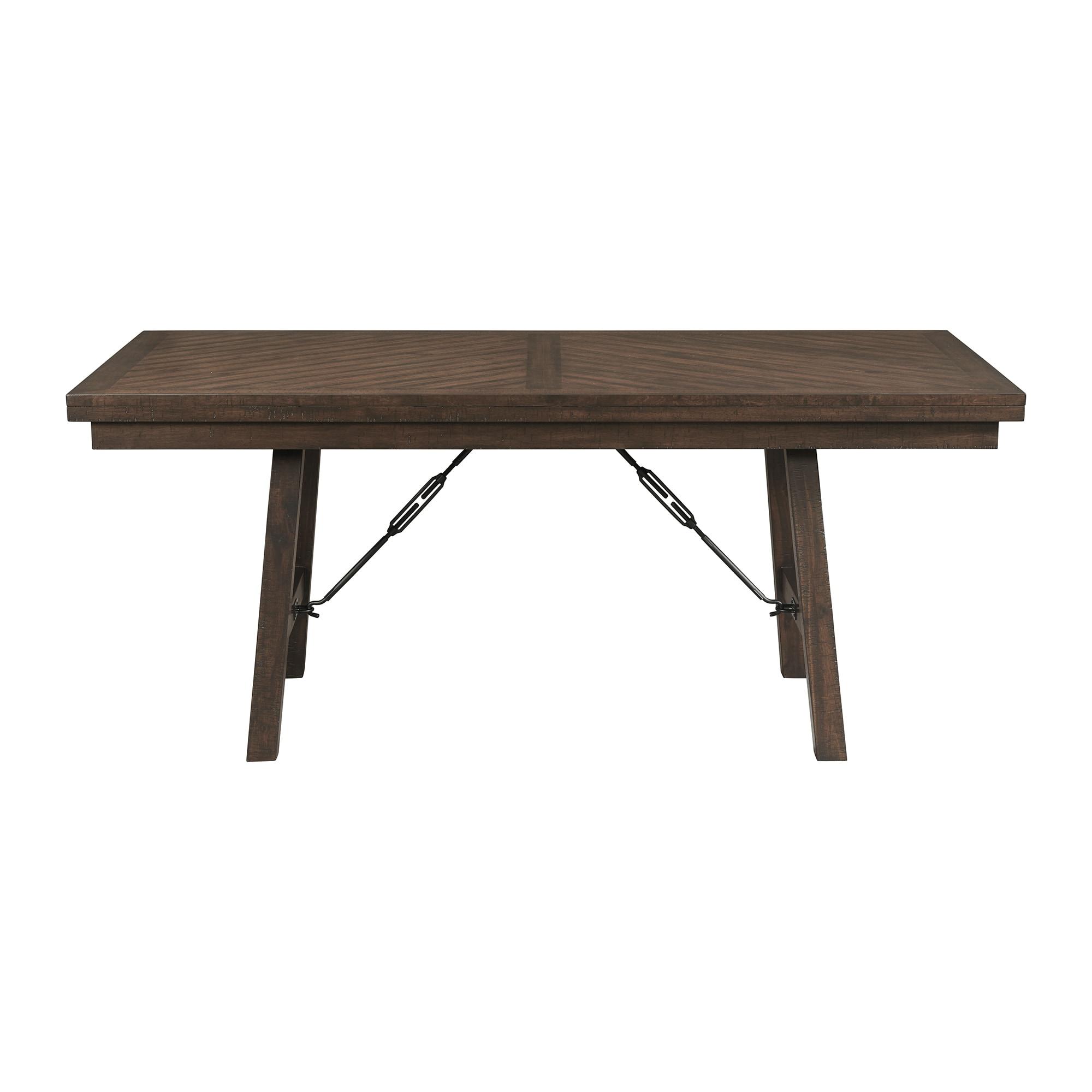 Elements Dex 6PC Dining Set (72" Table + 4 Chairs + Bench) in Cherry