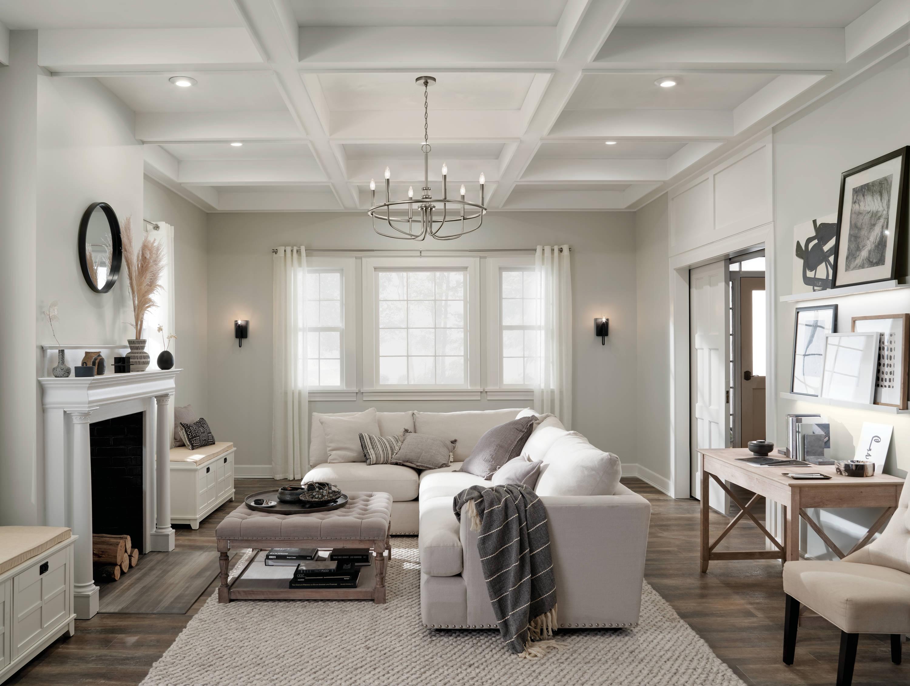 Kichler Lighting Capitol Hill 6 - Light Chandelier in  Brushed Nickel