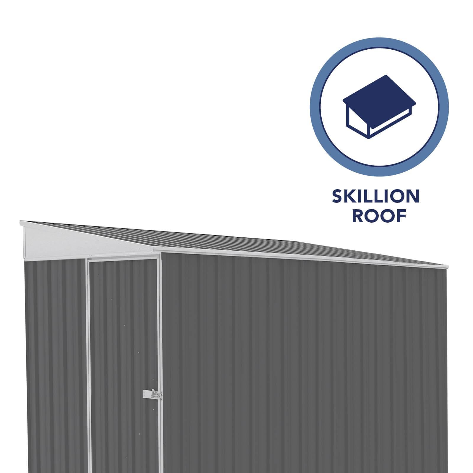Absco Durango Galvanized Steel Storage Shed
