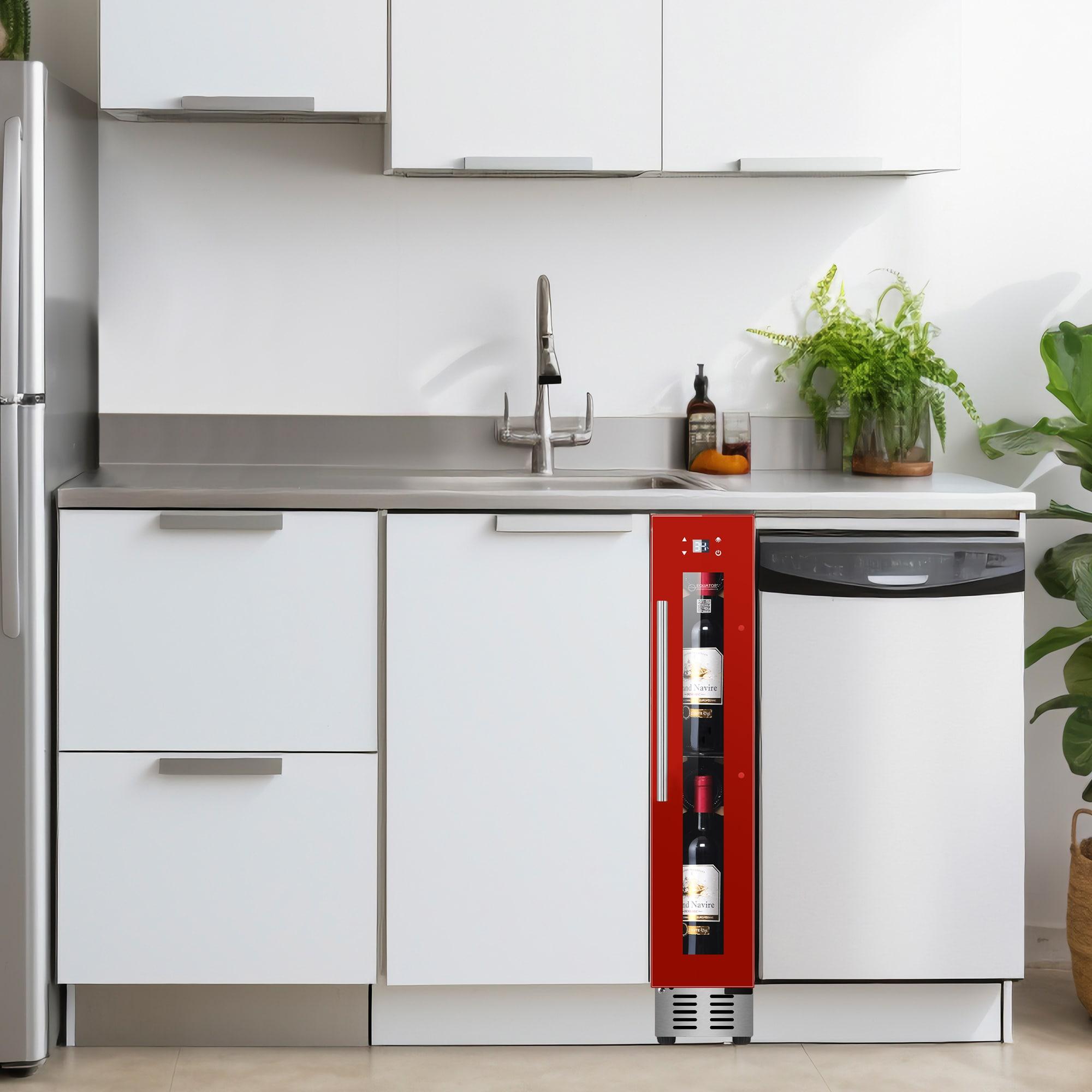 9 bottle Built-in/Freestanding Wine Ref with 7 color LED Lights