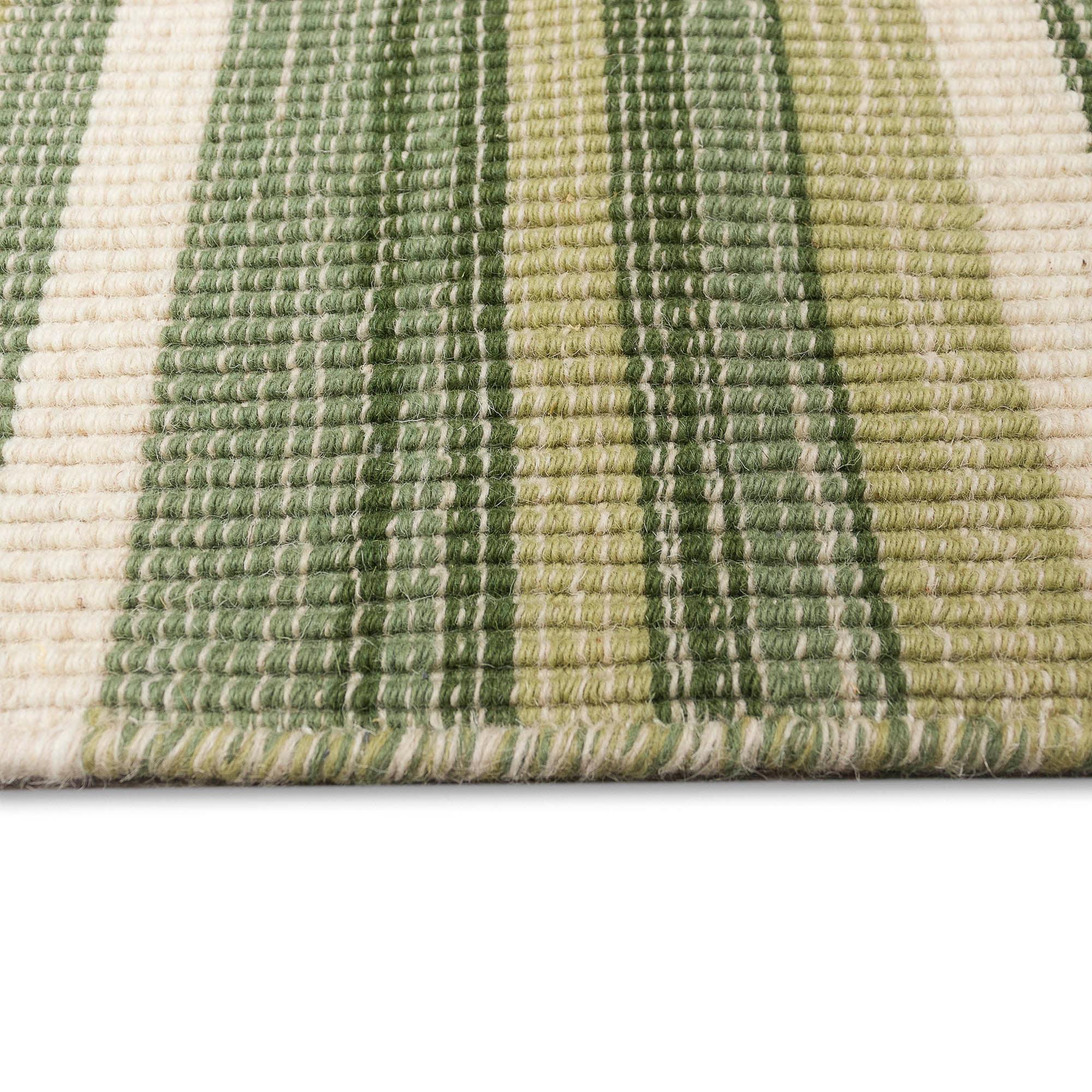 Myhre Ombre Handmade Hand-Loomed Wool Aqua Area Rug