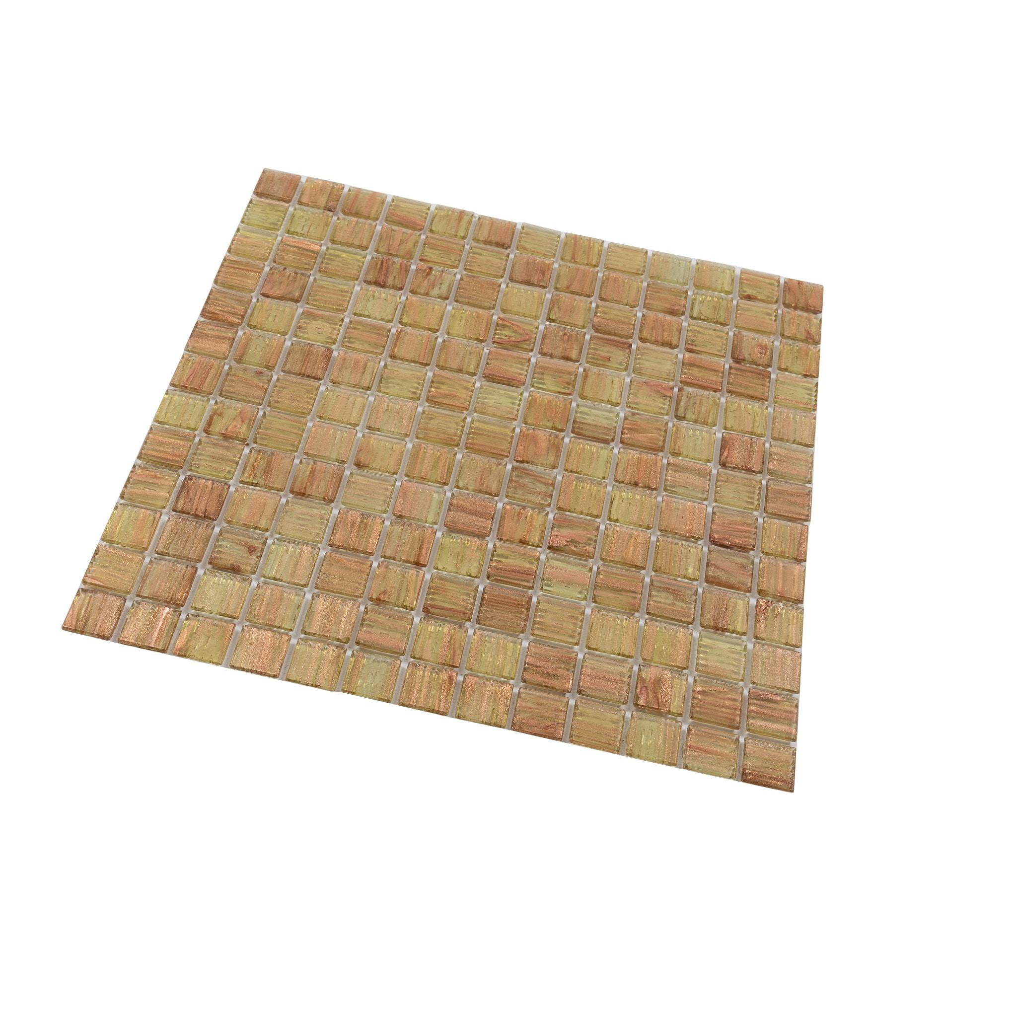 Celestial 0.8" x 0.8" Glass Grid Mosaic Wall & Floor Tile