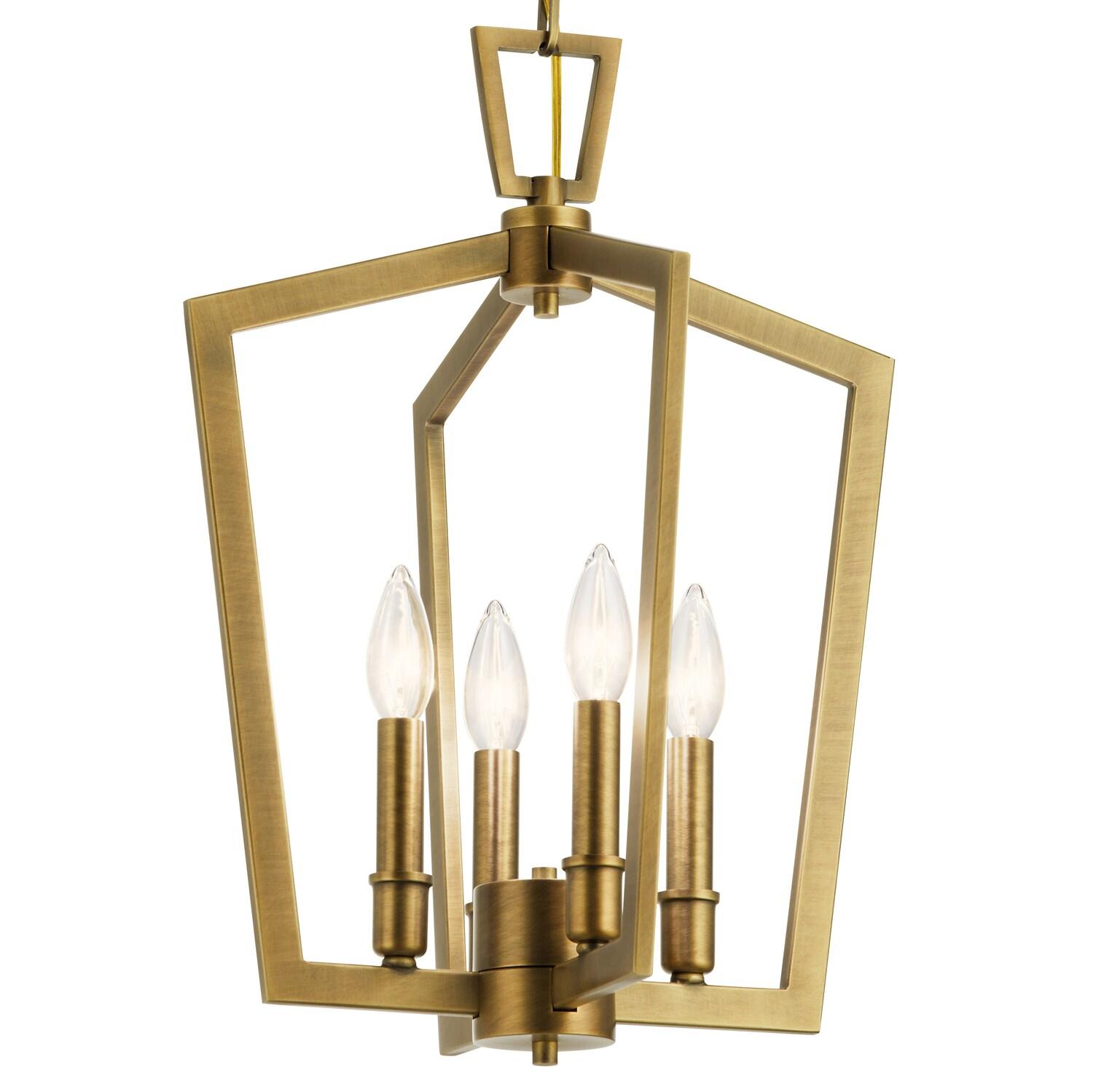 Kichler Lighting Abbotswell 4 - Light Pendant in  Natural Brass