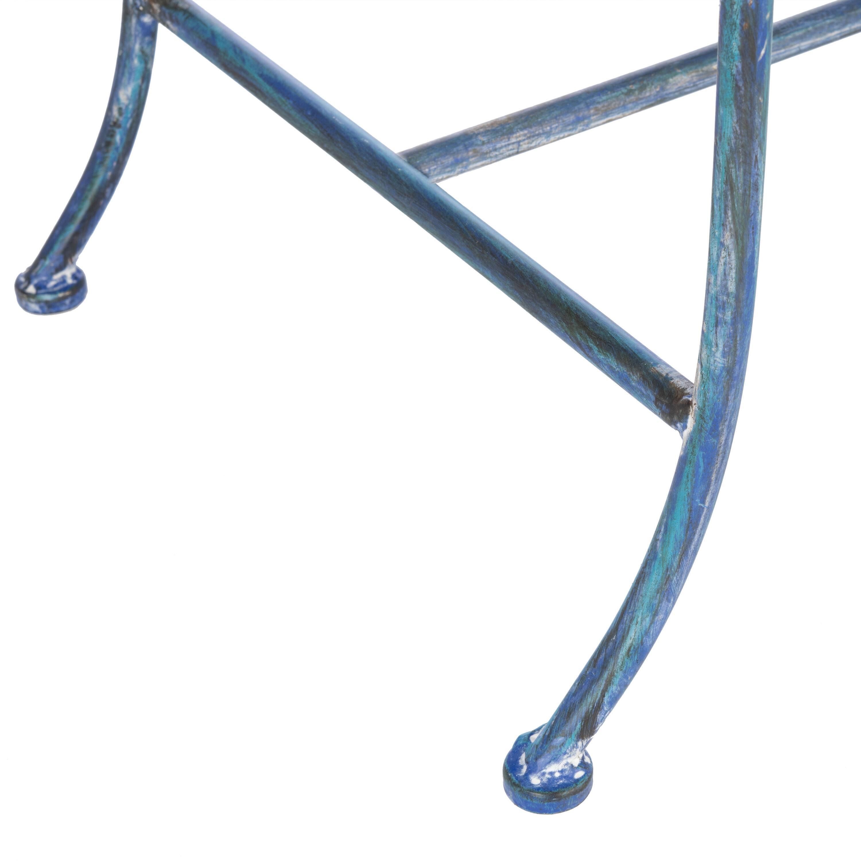 Adina Bench - Outdoor - PAT5016 - Mossy Blue - Safavieh