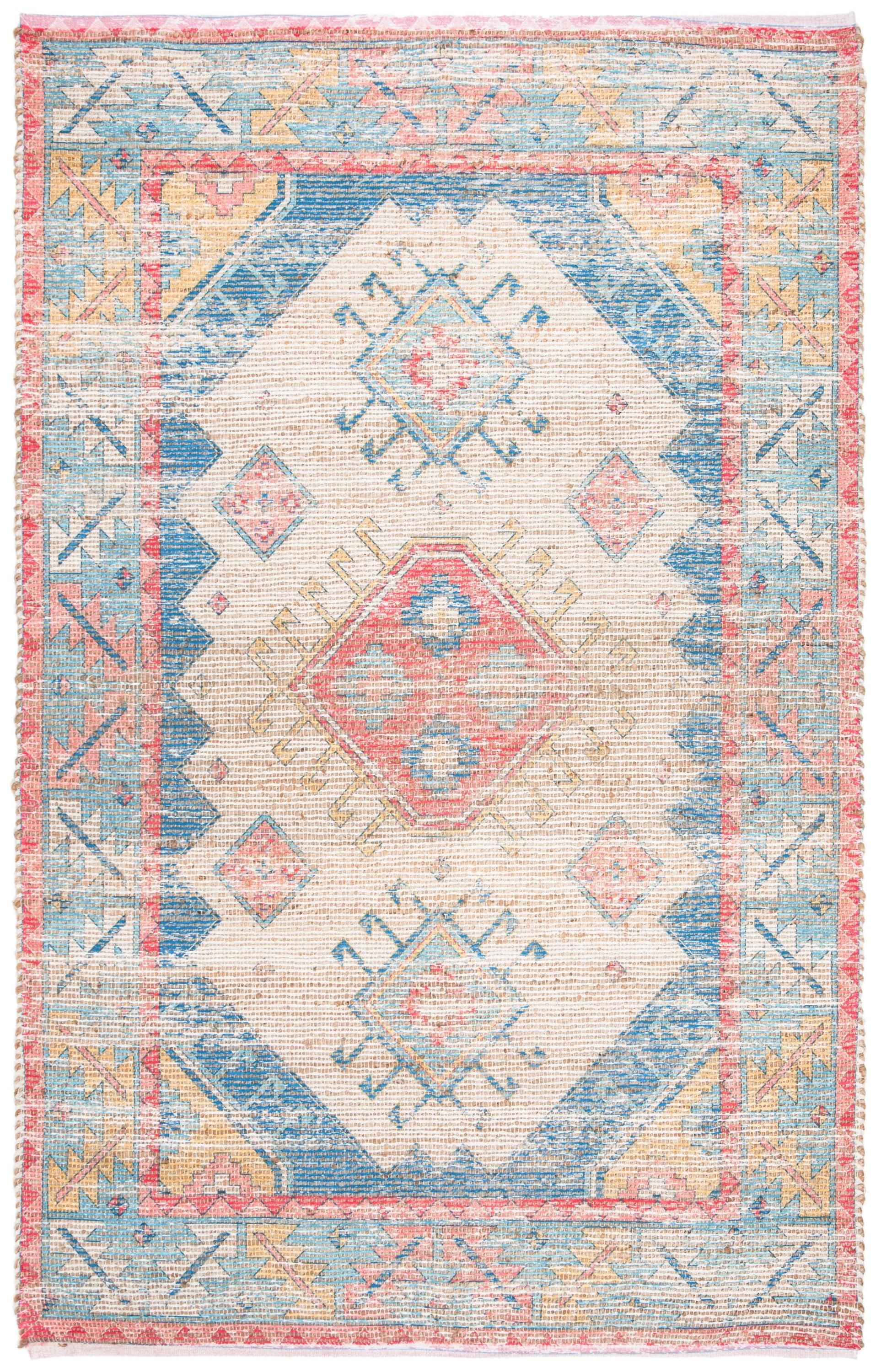 Safavieh Saffron Ruth Overdyed Geometric Area Rug or Runner