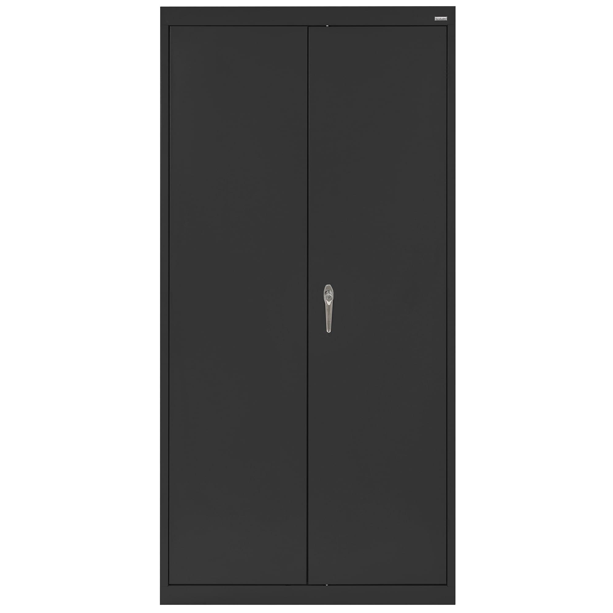 Classic Sandusky Lee 36" W x 24" D x 72" H Steel Wardrobe Cabinet with Adjustable Shelf by Sandusky