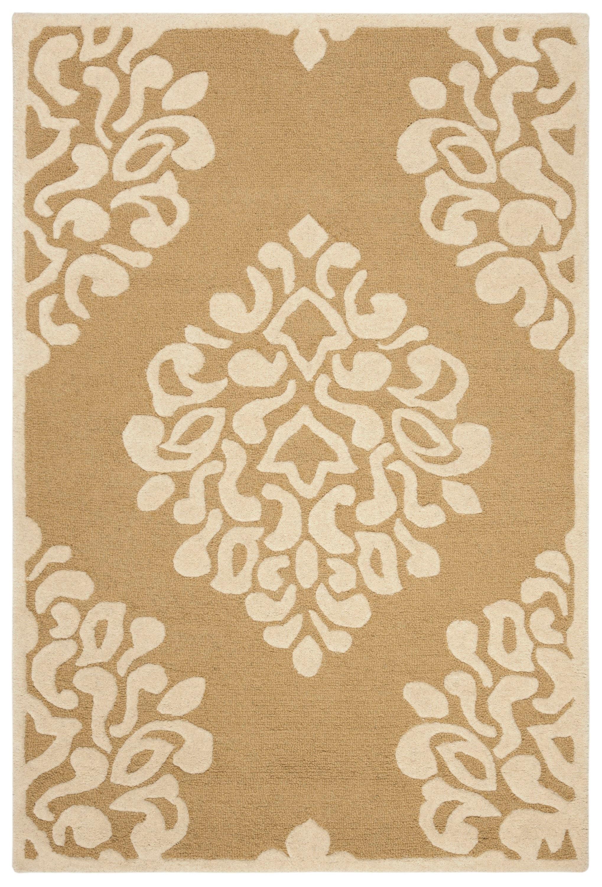 Floret Martha Stewart Hand Tufted Wool Damask Rug