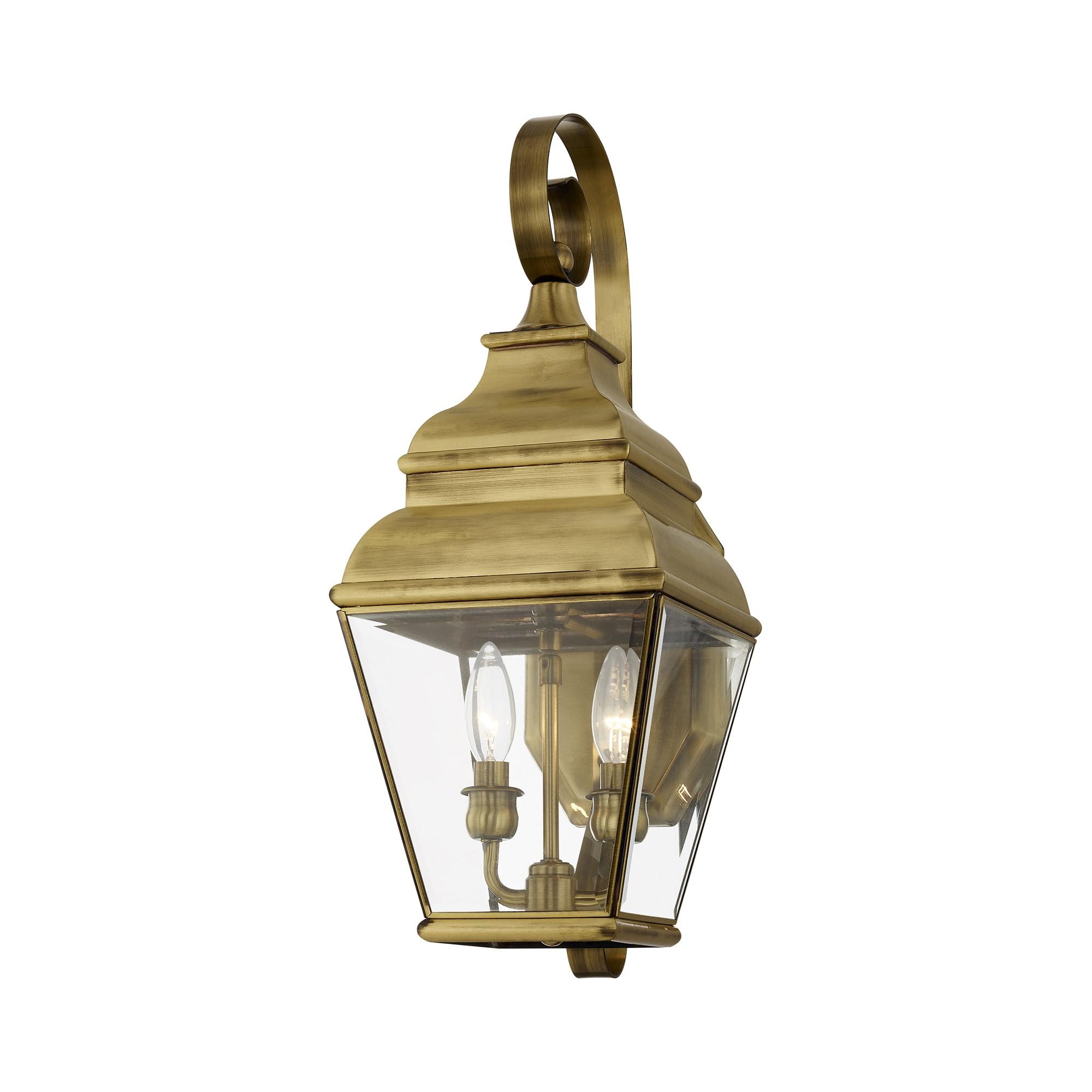 Livex Lighting Exeter 2 - Light Wall Light in  Antique Brass