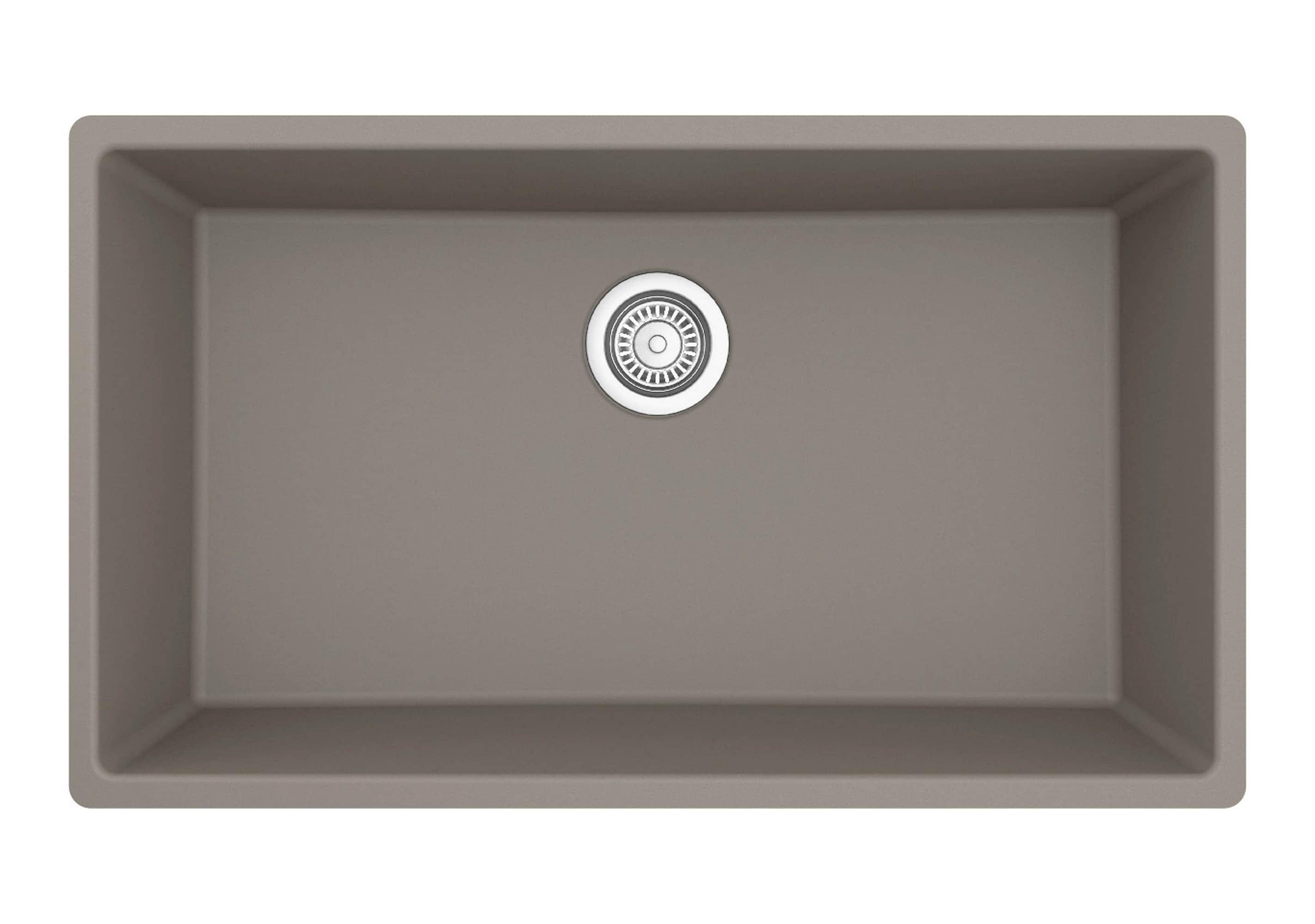 Karran Quartz 32-1/4'' X 19-1/4'' Large Single Bowl Undermount Kitchen Sink