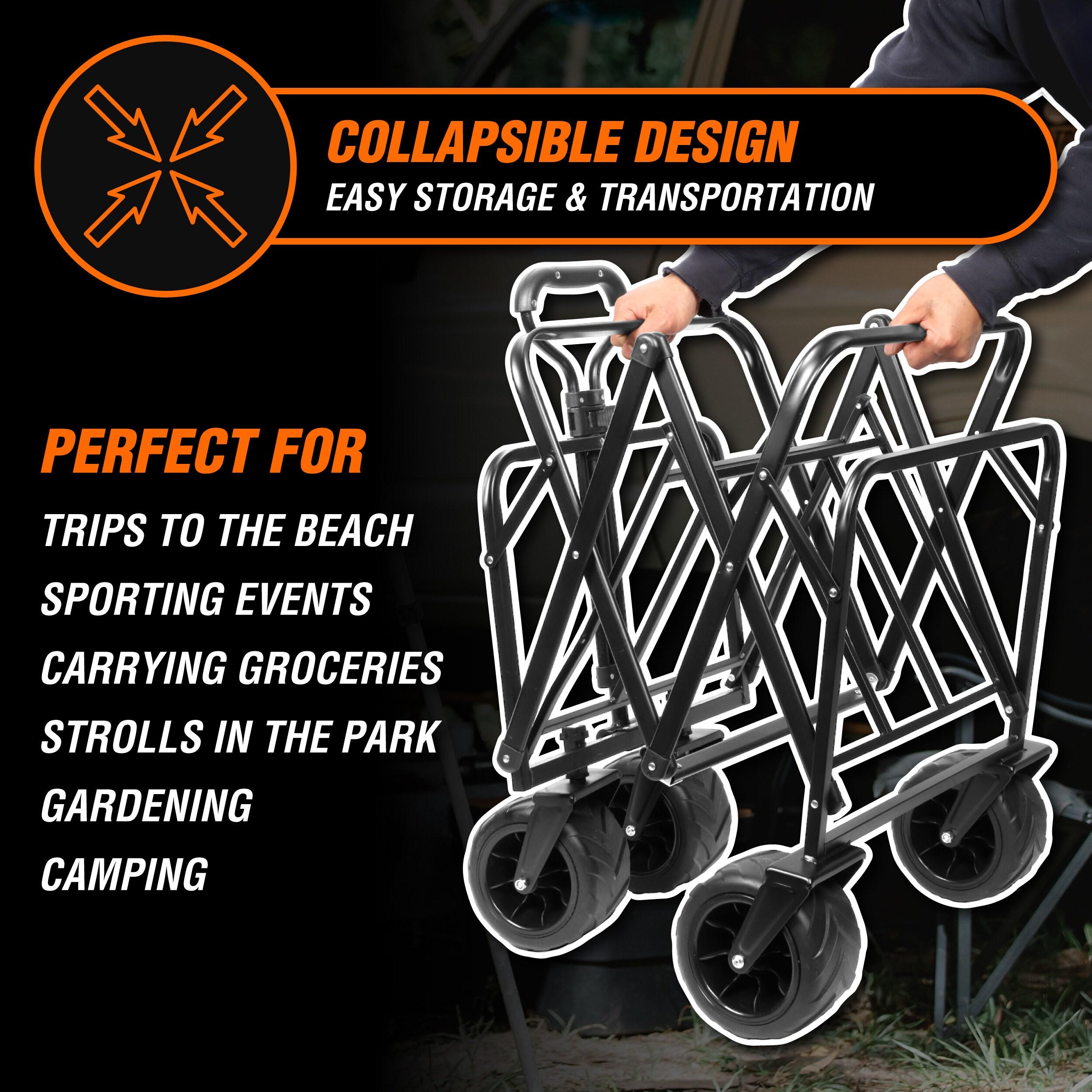 WEN Folding Wagon and Utility Cart