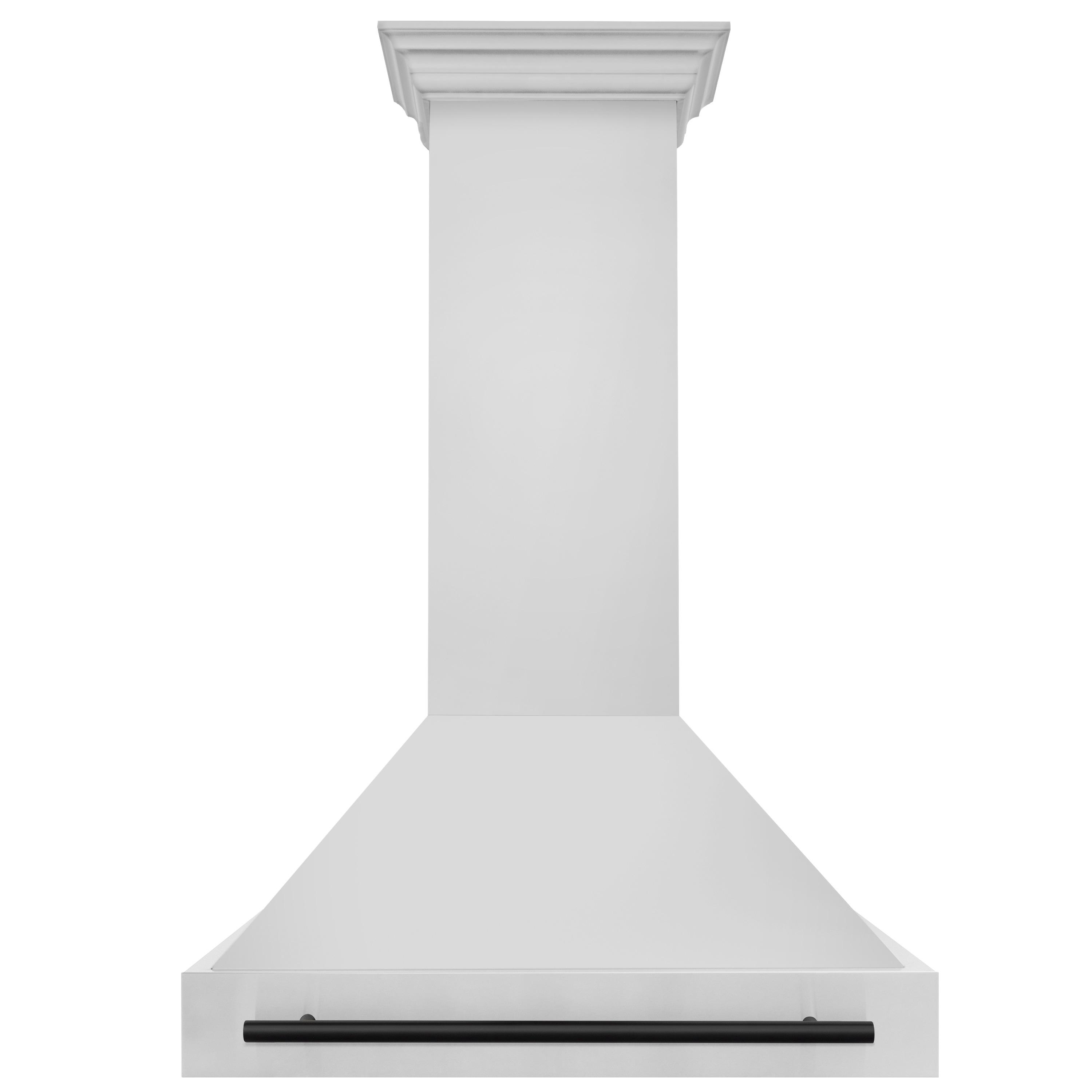 ZLINE ZLINE Autograph Edition 36 in. Stainless Steel Range Hood W/ Stainless Steel Shell & Champagne Bronze Handle 8654STZ-36-MB